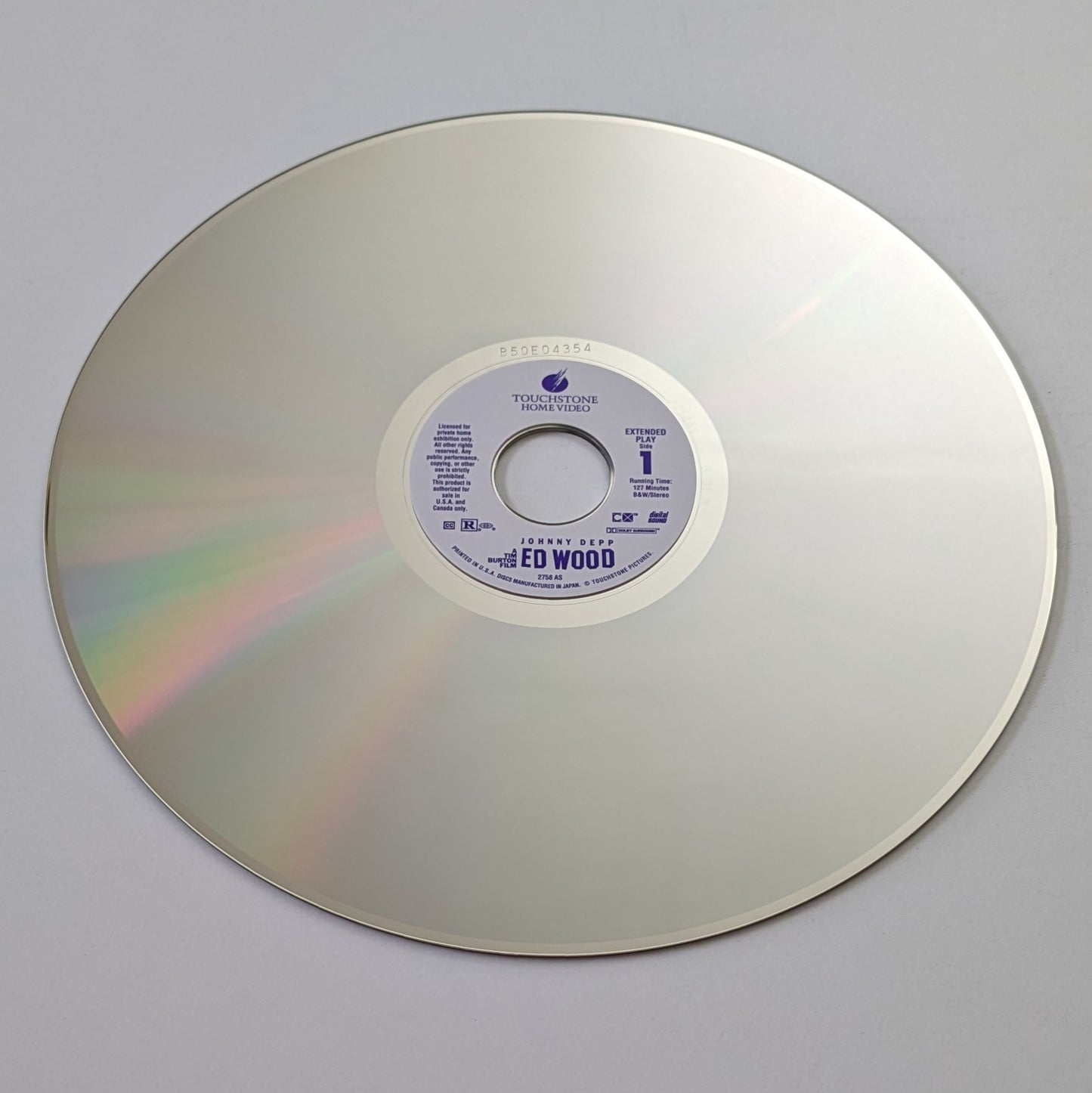 Ed Wood (1994) North American Laserdisc