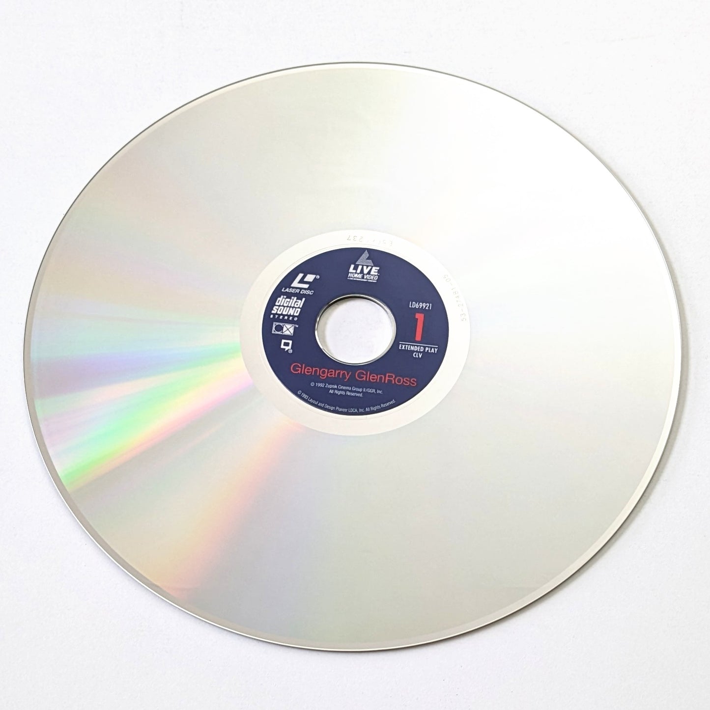 Glengarry Glen Ross (1992) North American Laserdisc