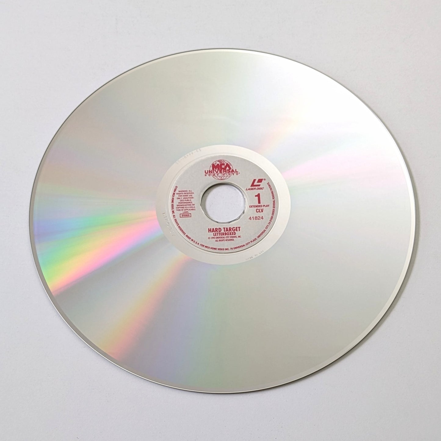 Hard Target (1993) North American Laserdisc