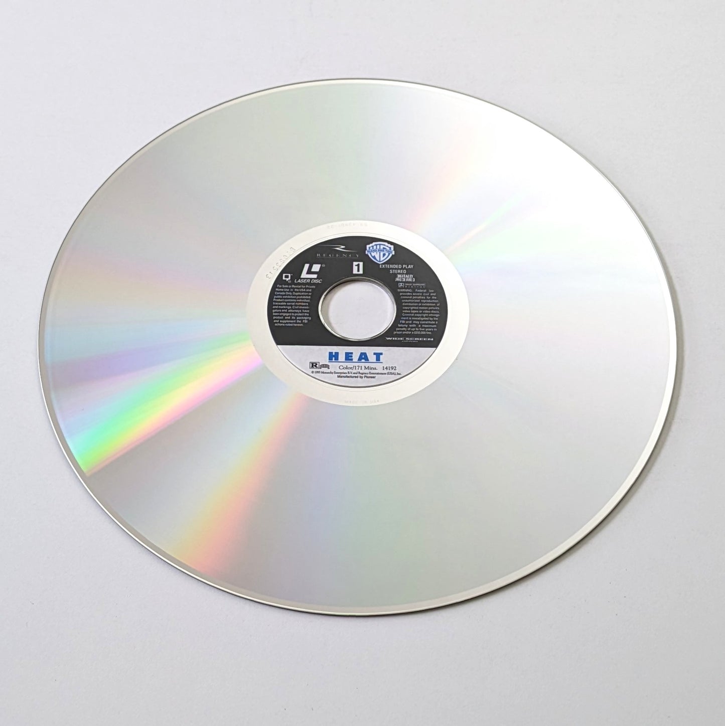 Heat (1995) North American Laserdisc