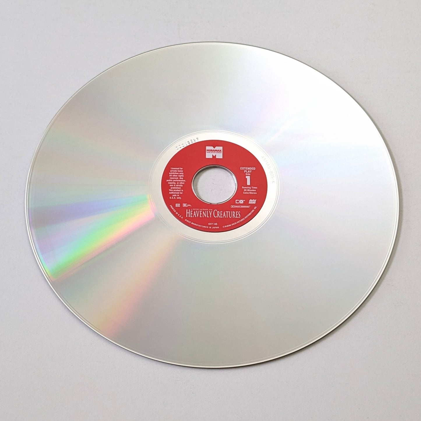 Heavenly Creatures (1994) North American Laserdisc