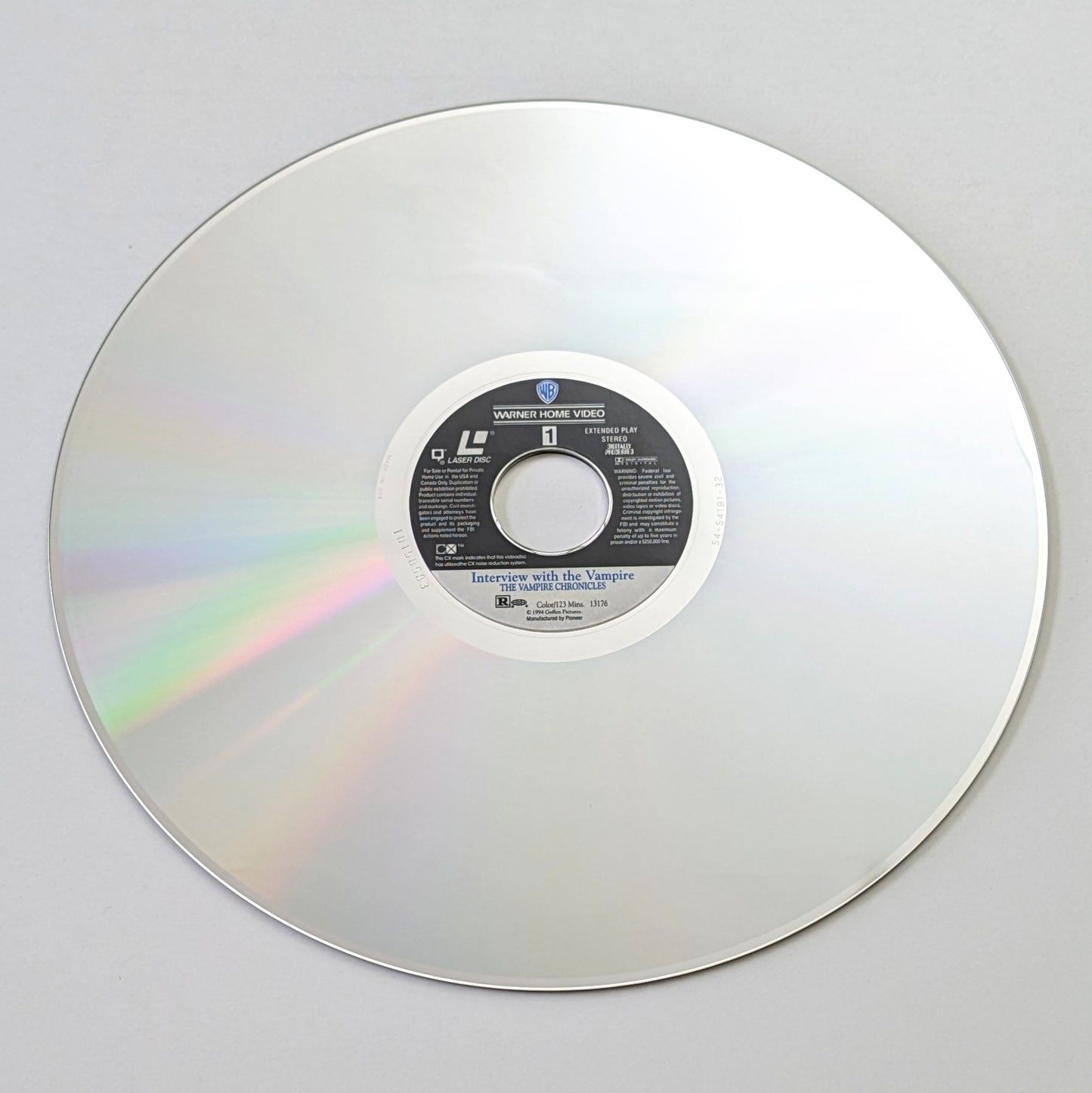 Interview With A Vampire: The Vampire Chronicles (1994) North American Laserdisc