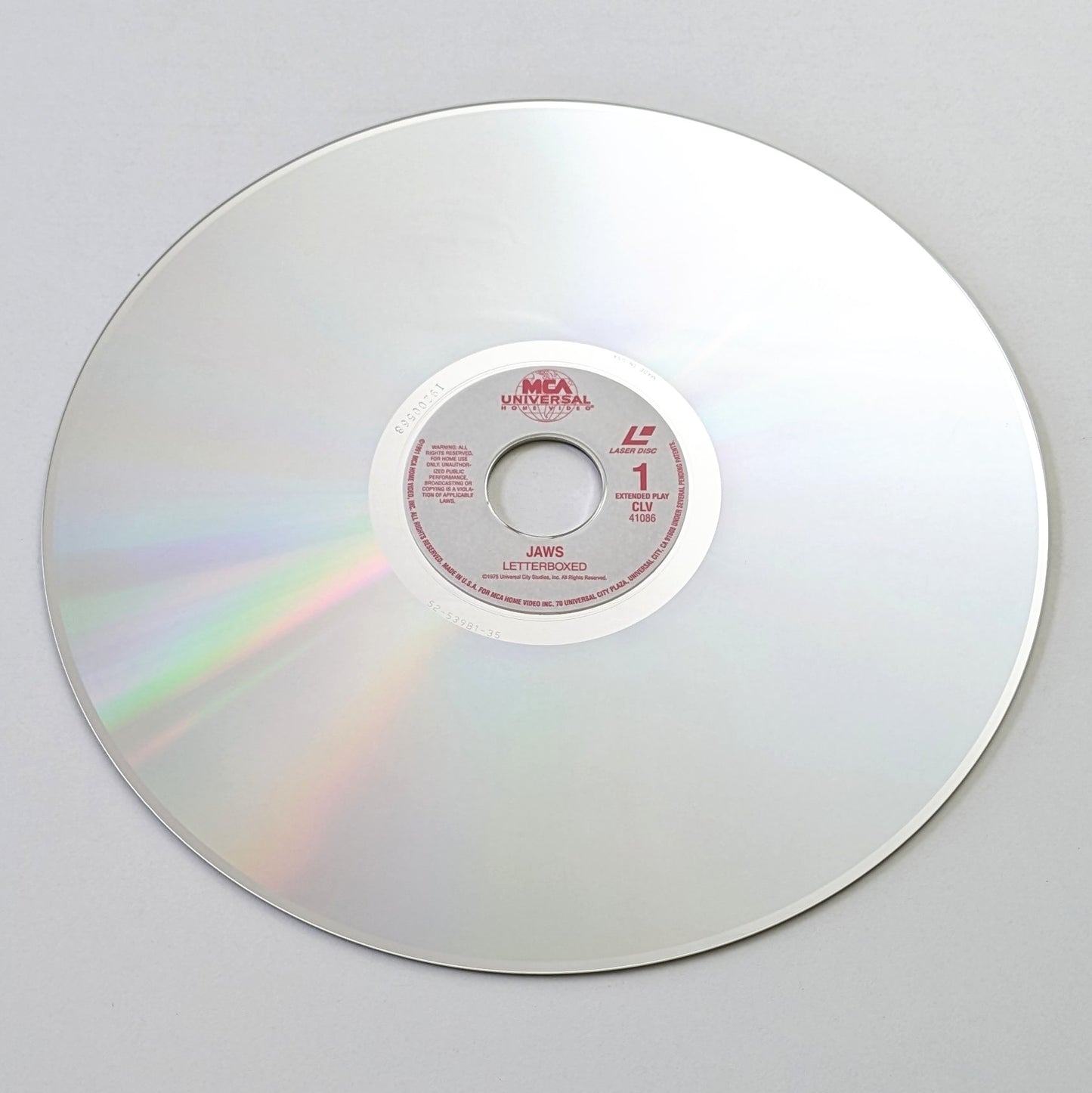 Jaws (1975) North American Laserdisc