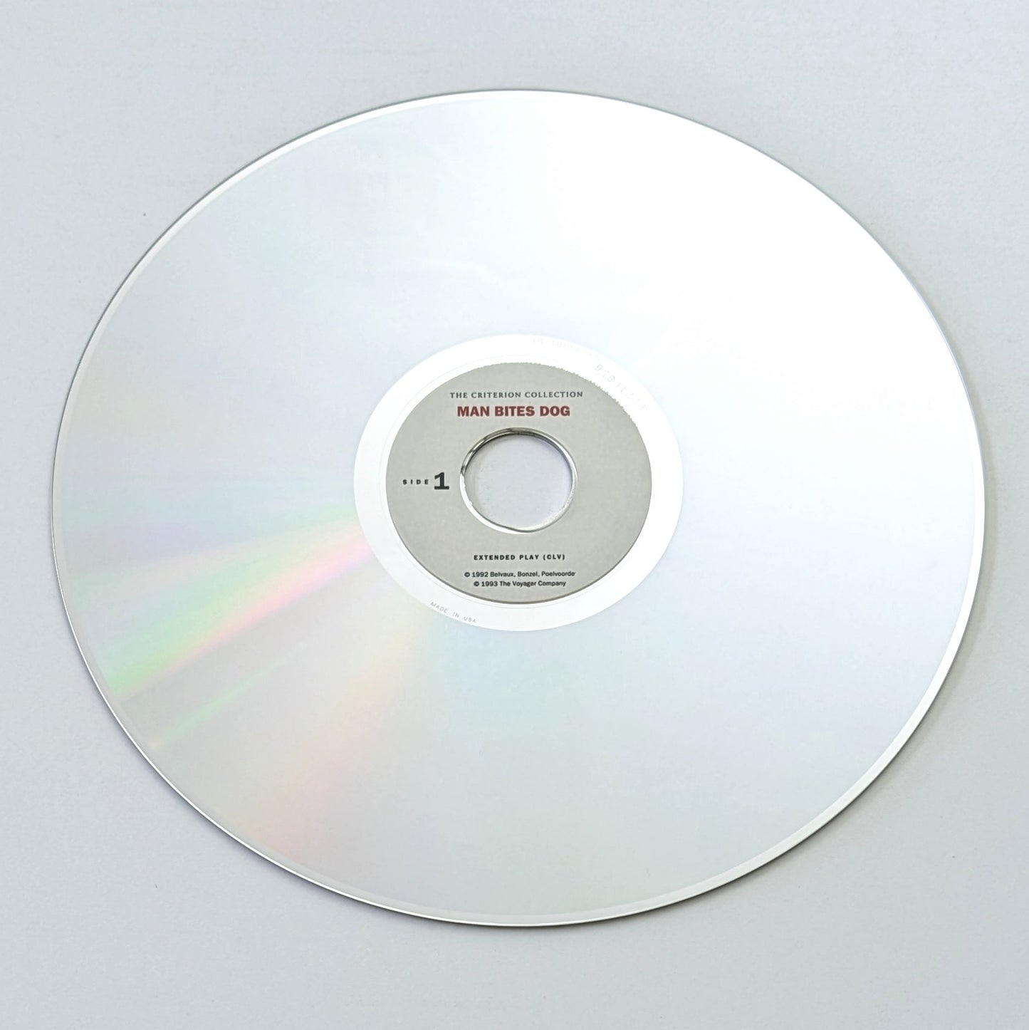 Man Bites Dog (1992) North American Laserdisc