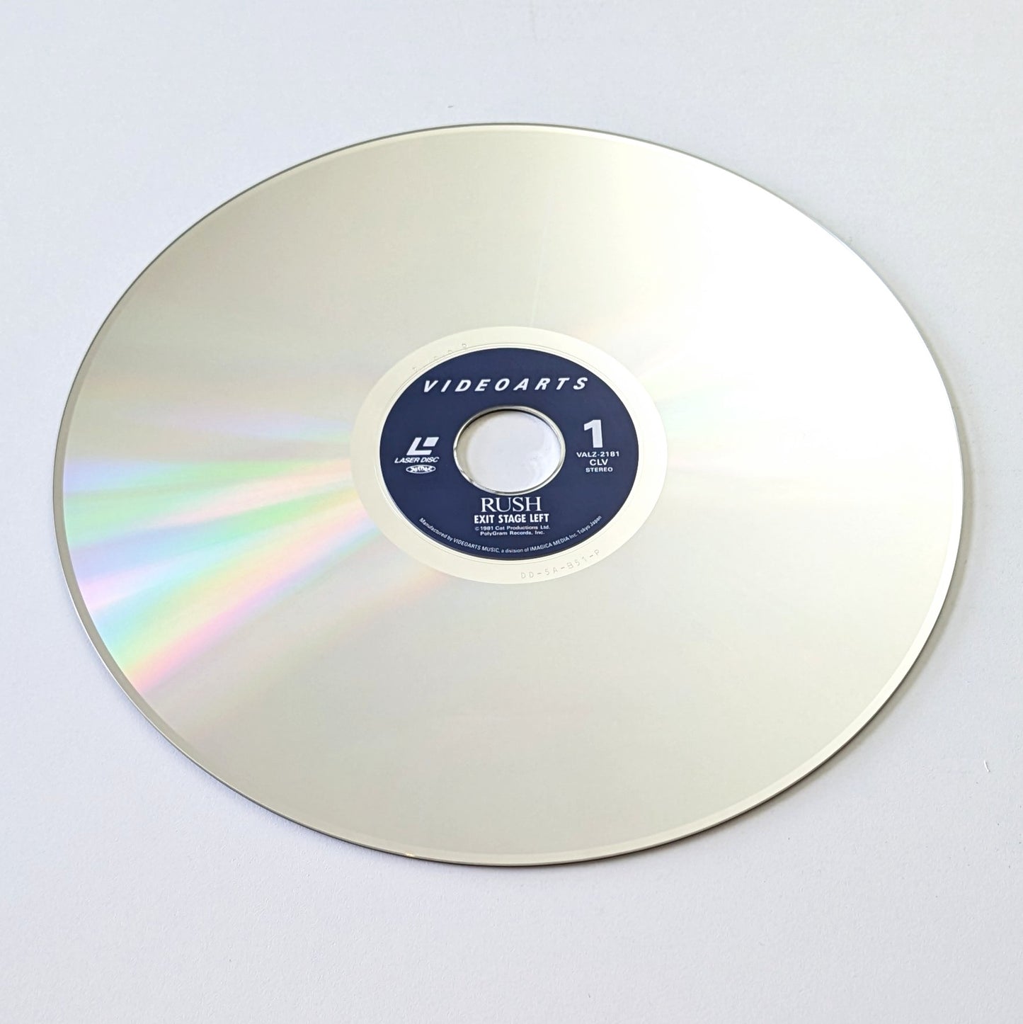Rush: Exit...Stage Left Live (1981) Japanese Laserdisc