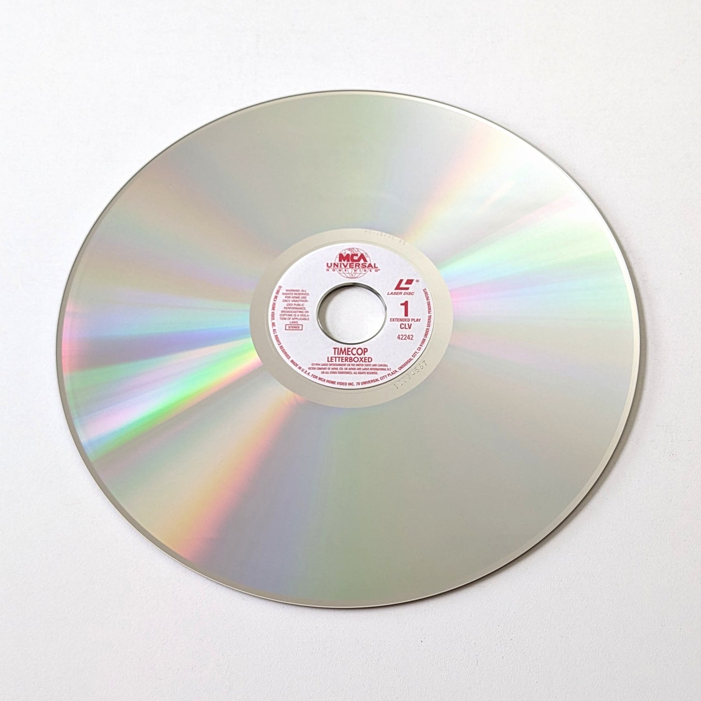 Timecop (1994) North American Laserdisc