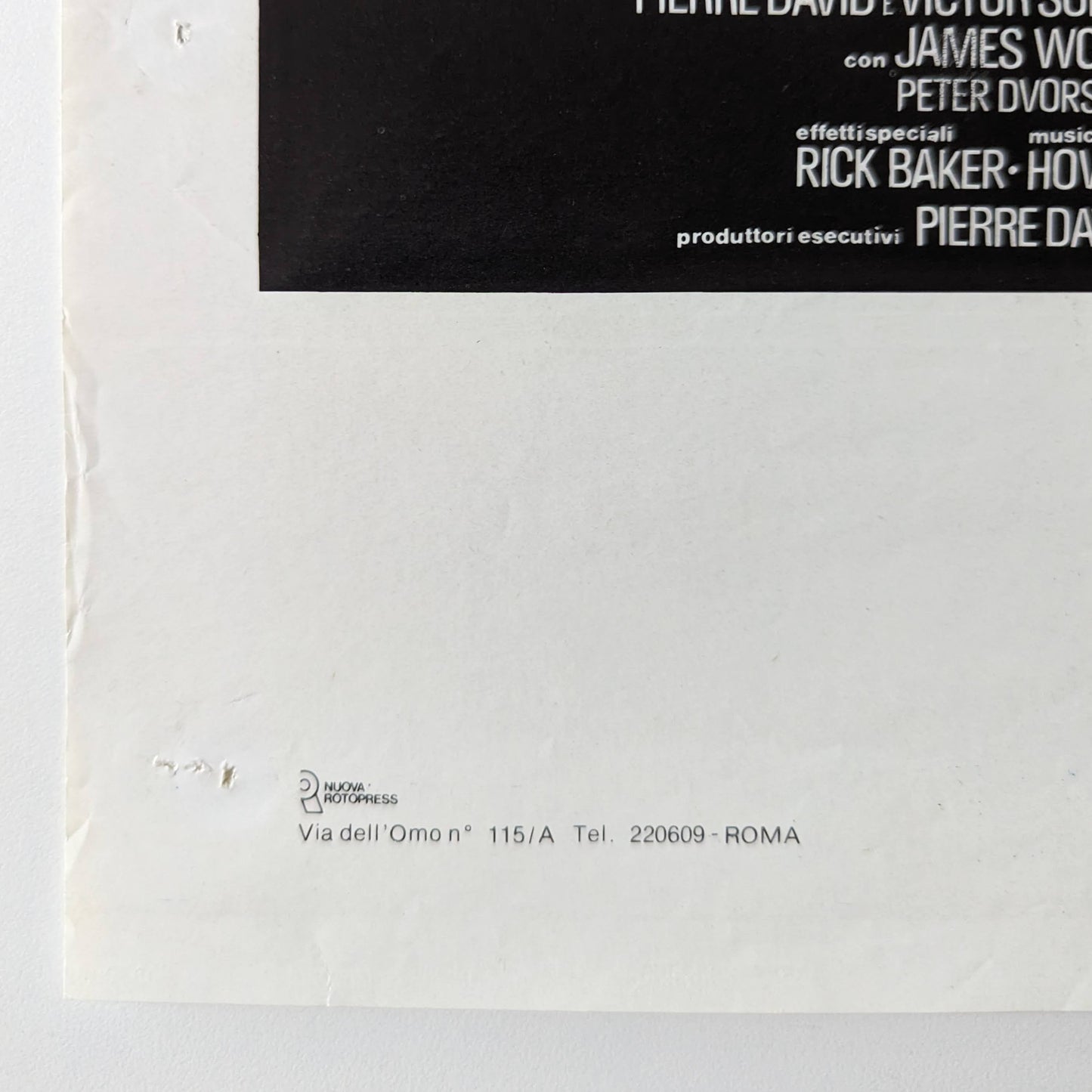 VIDEODROME - Italian locadina poster