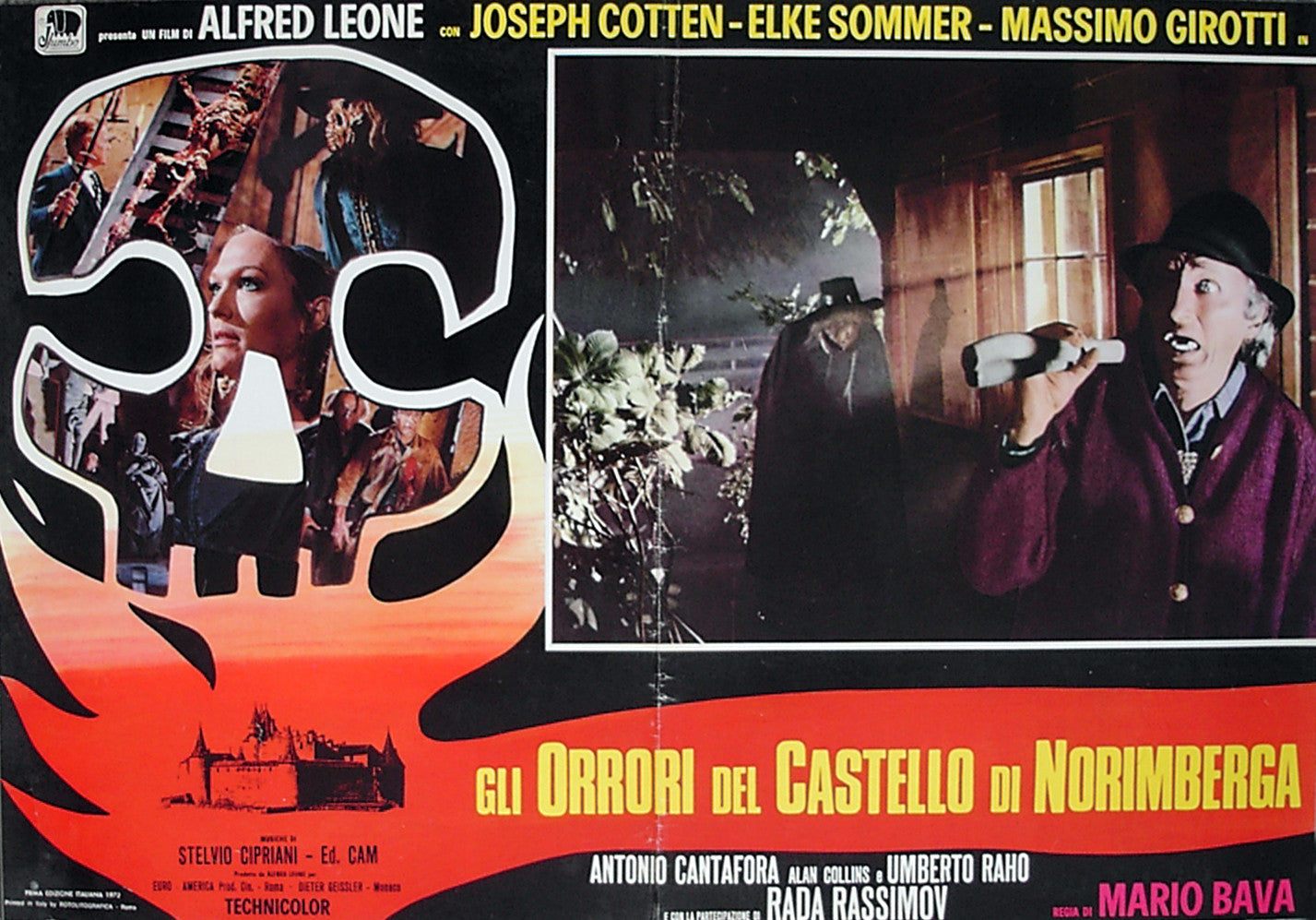 BARON BLOOD - Italian photobusta poster