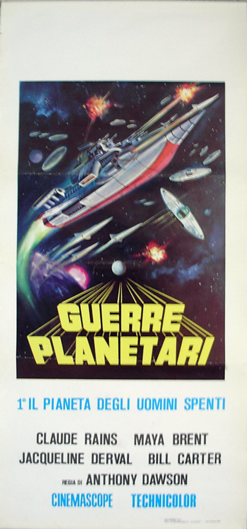 BATTLE OF THE WORLDS - Italian locadina poster