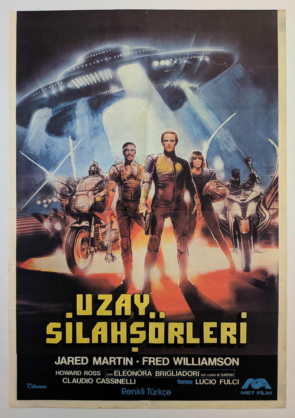 WARRIORS OF THE YEAR 2072 (1984) – Turkish poster — product photograph