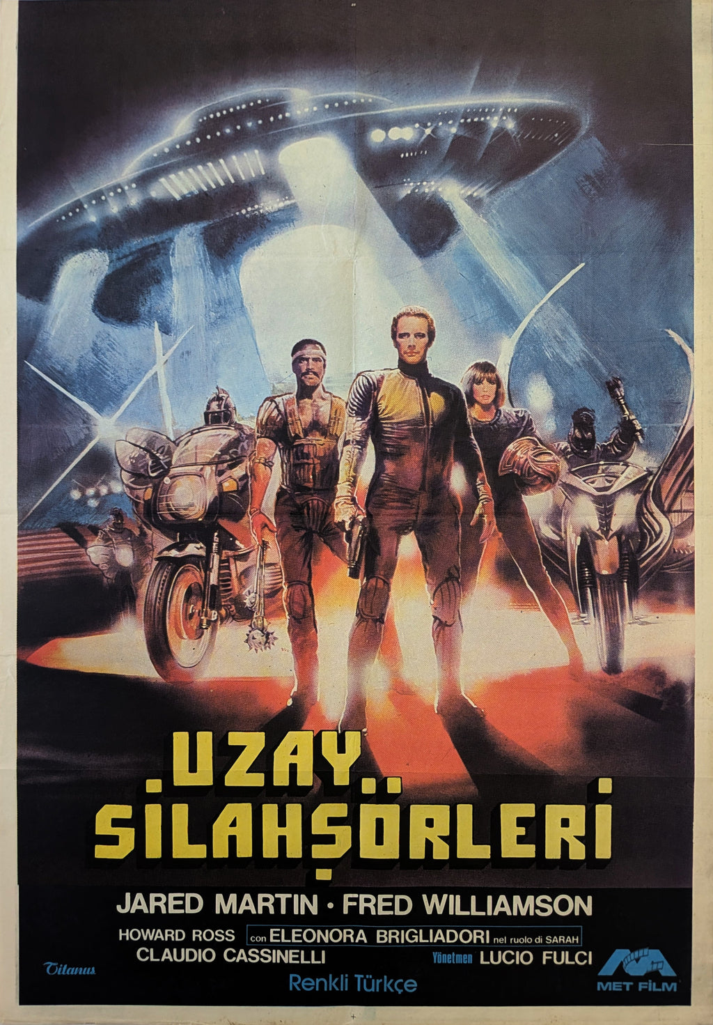 WARRIORS OF THE YEAR 2072 (1984) – Turkish poster — product photograph