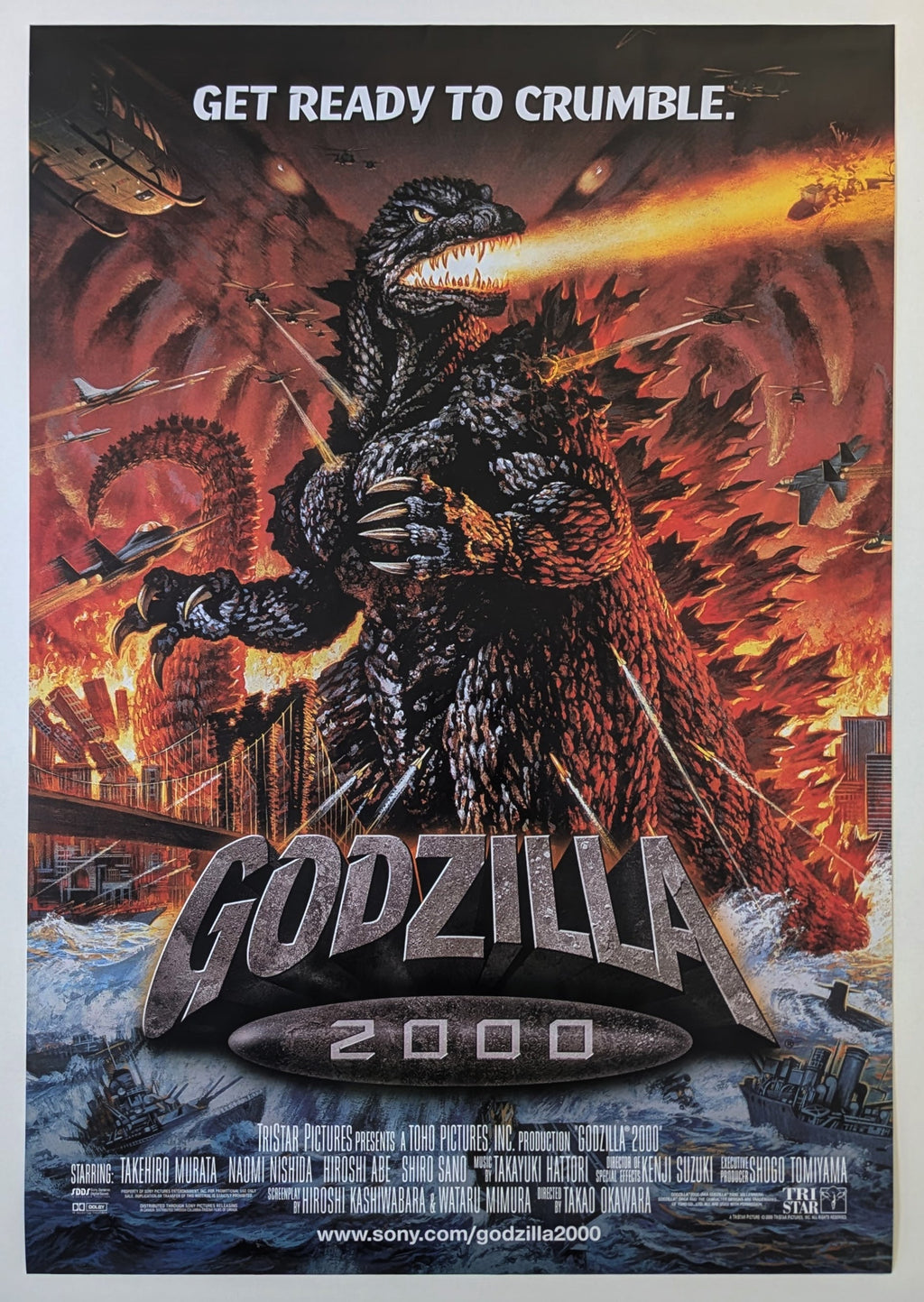 GODZILLA 2000 (1999) – US double sided poster — product photograph