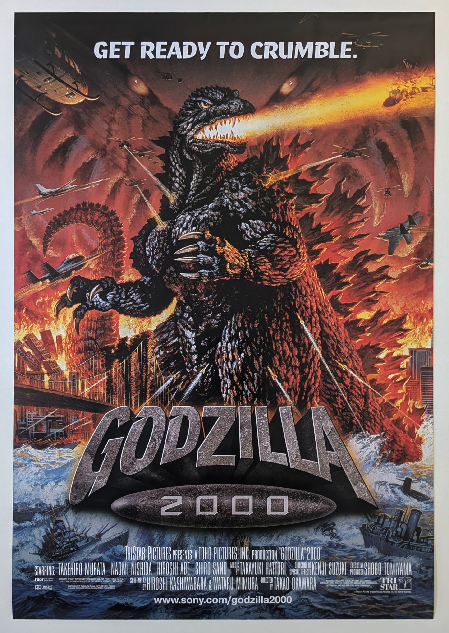 GODZILLA 2000 (1999) – US double sided poster