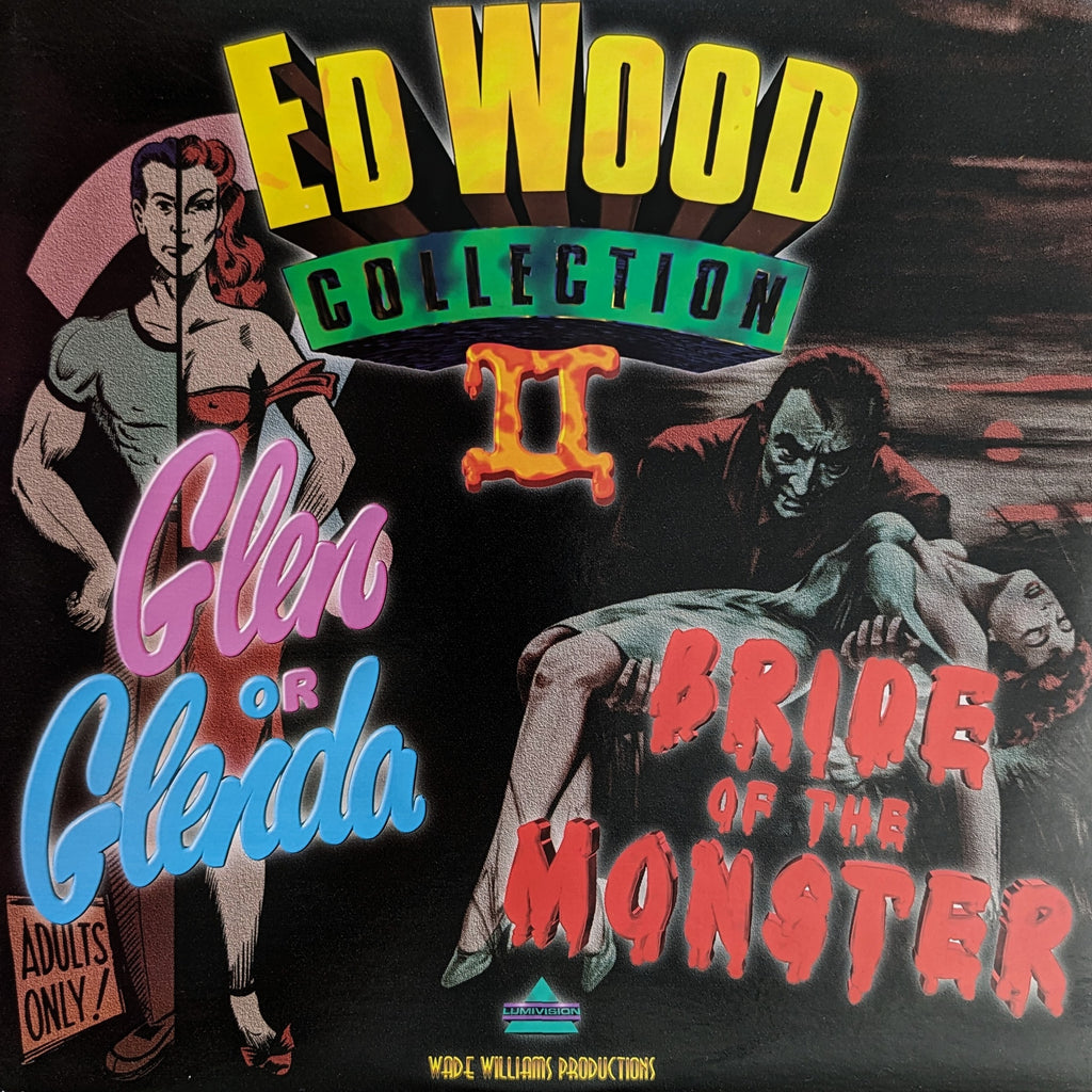 Ed Wood Collection II (1953 & 1955) North American LaserDiscs — product photograph