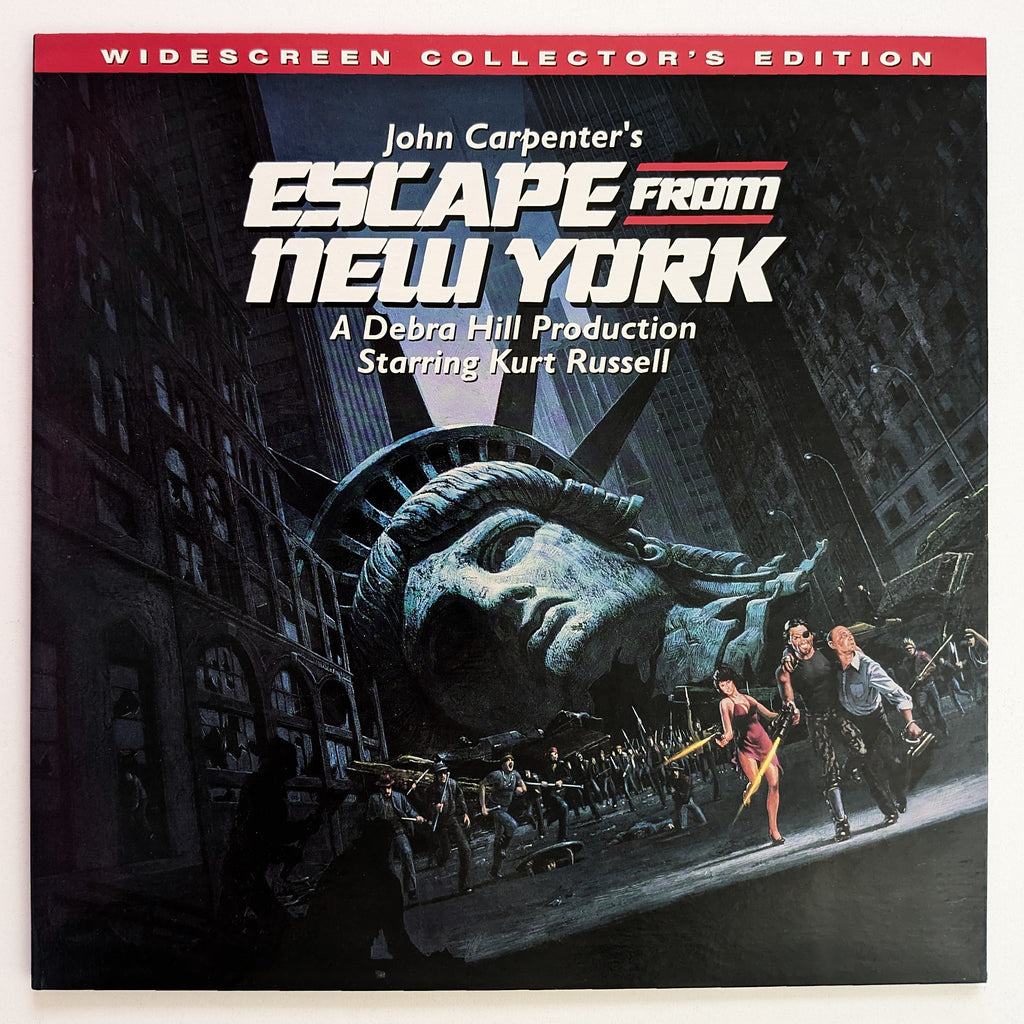 Escape from New York (1981) North American LaserDisc — product photograph