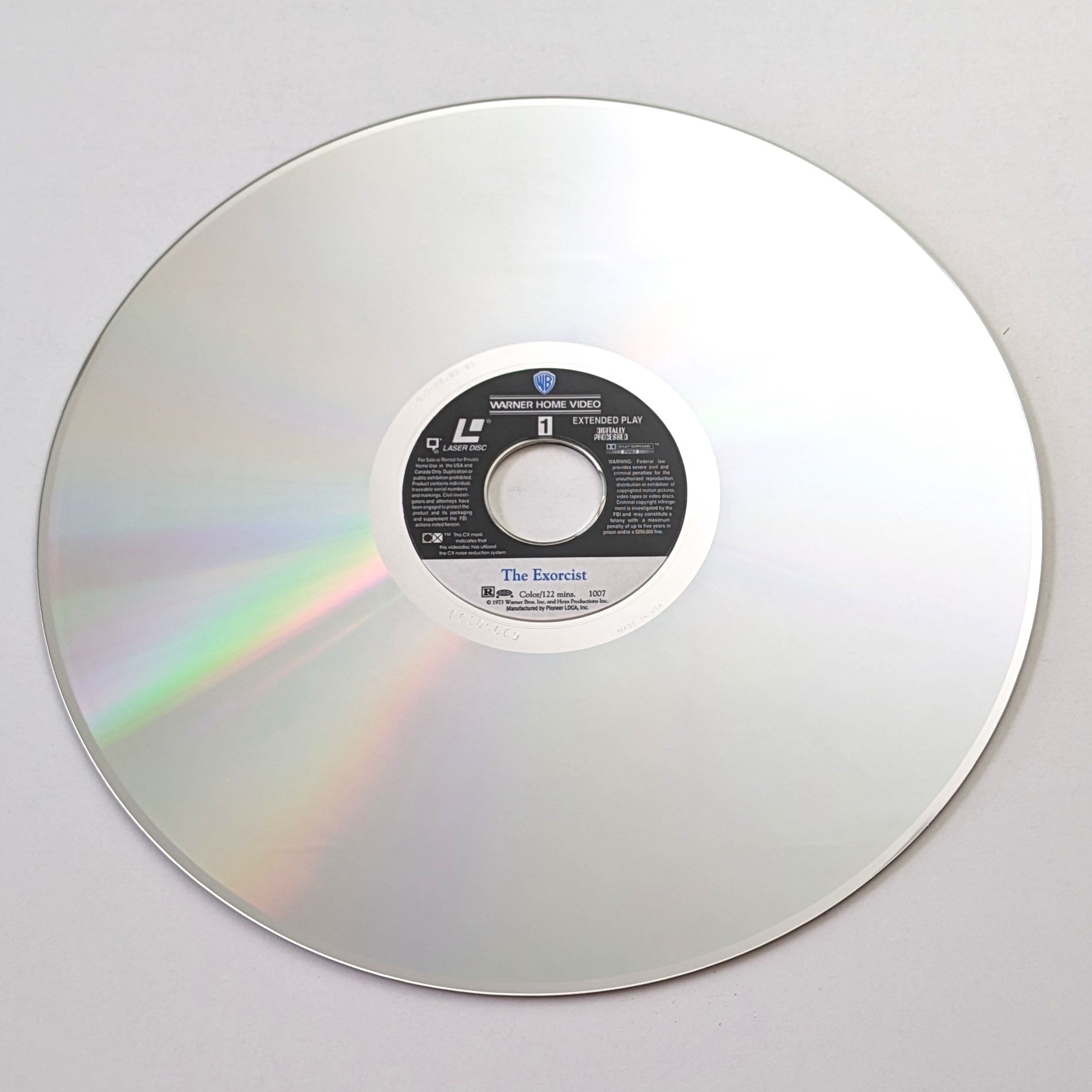 Exorcist (1973) North American Laserdisc