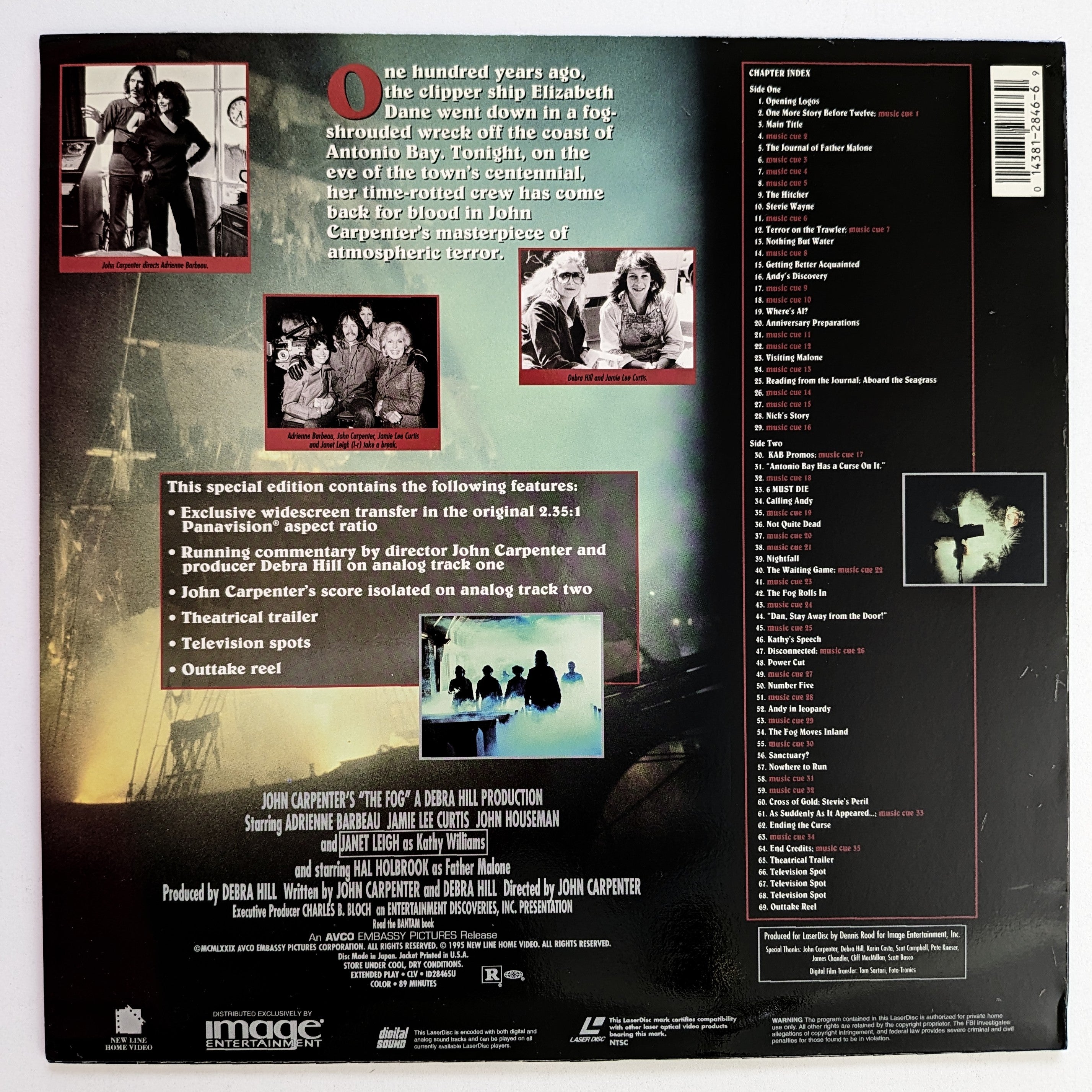 Fog, The (1980) North American Laserdisc