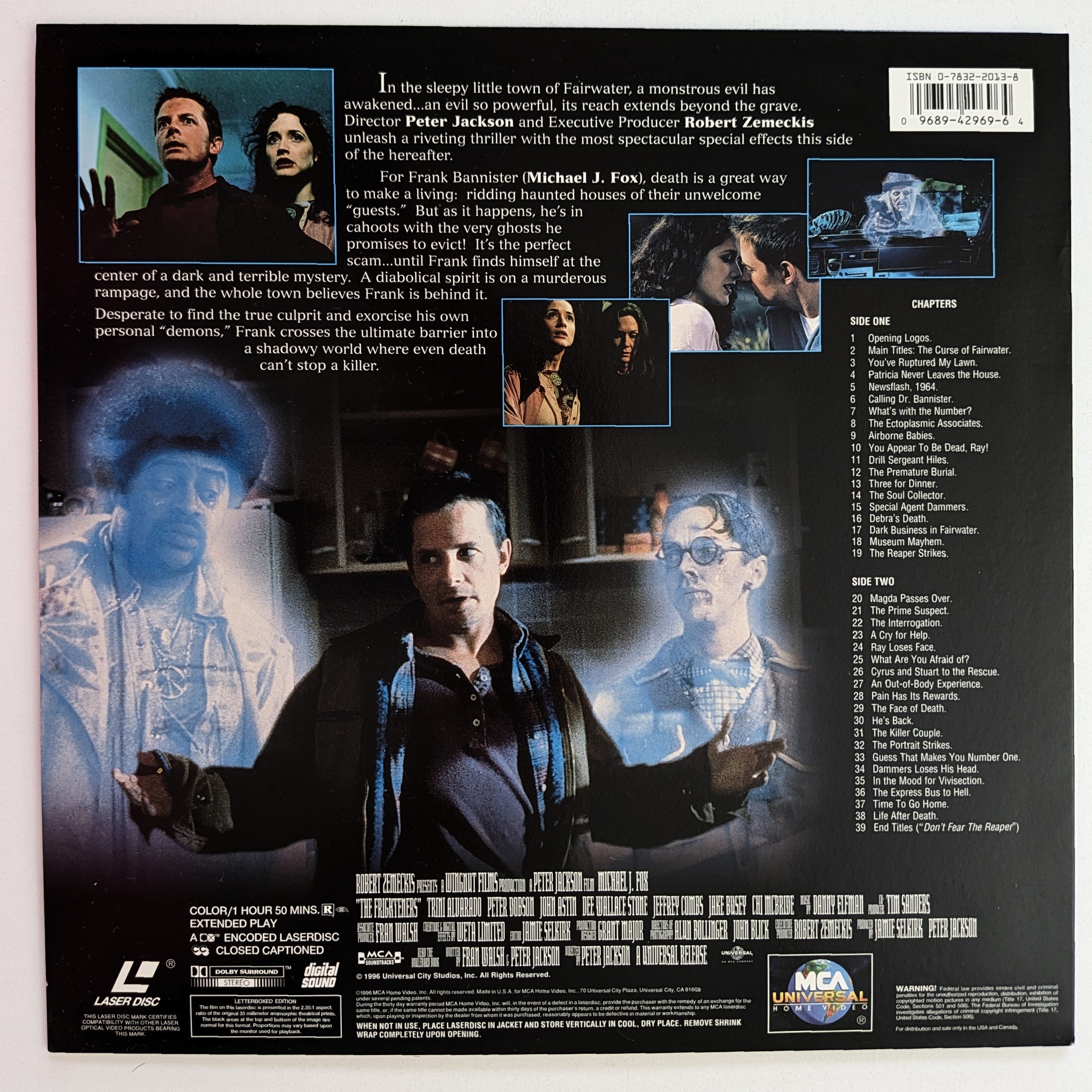 Frighteners, The (1996) North American Laserdisc