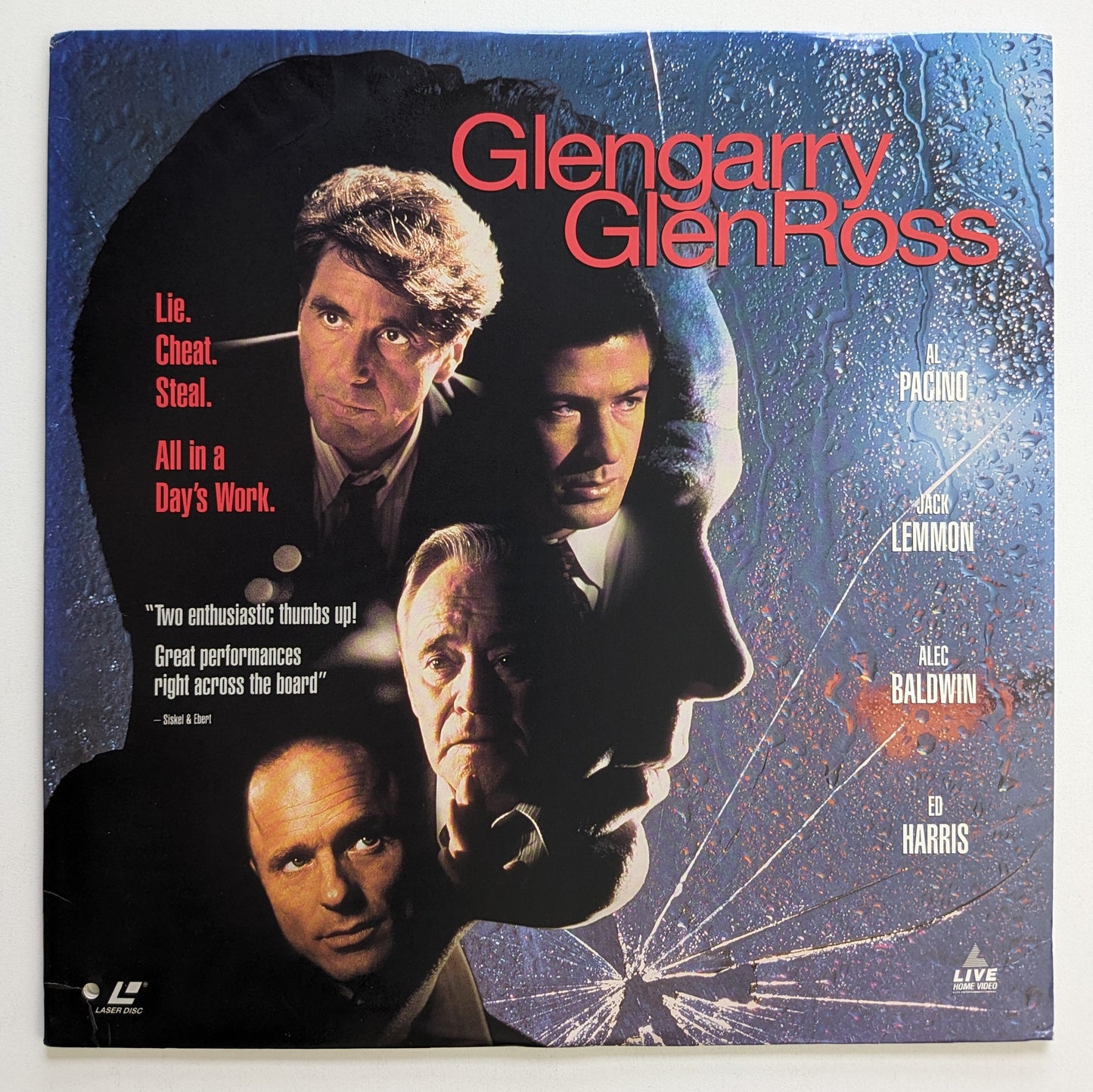 Glengarry Glen Ross (1992) North American Laserdisc