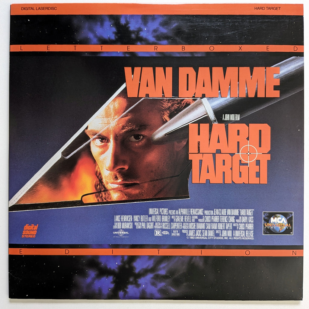 Hard Target (1993) North American LaserDisc — product photograph