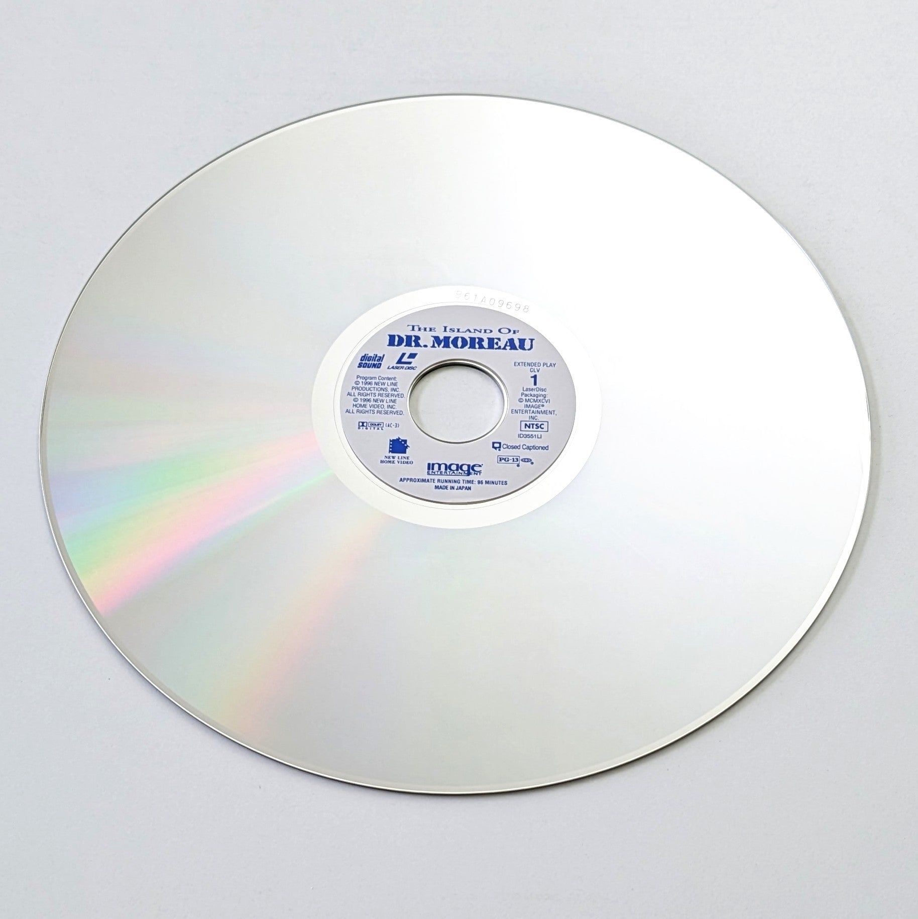 Island of Dr. Moreau, The (1996) North American Laserdisc