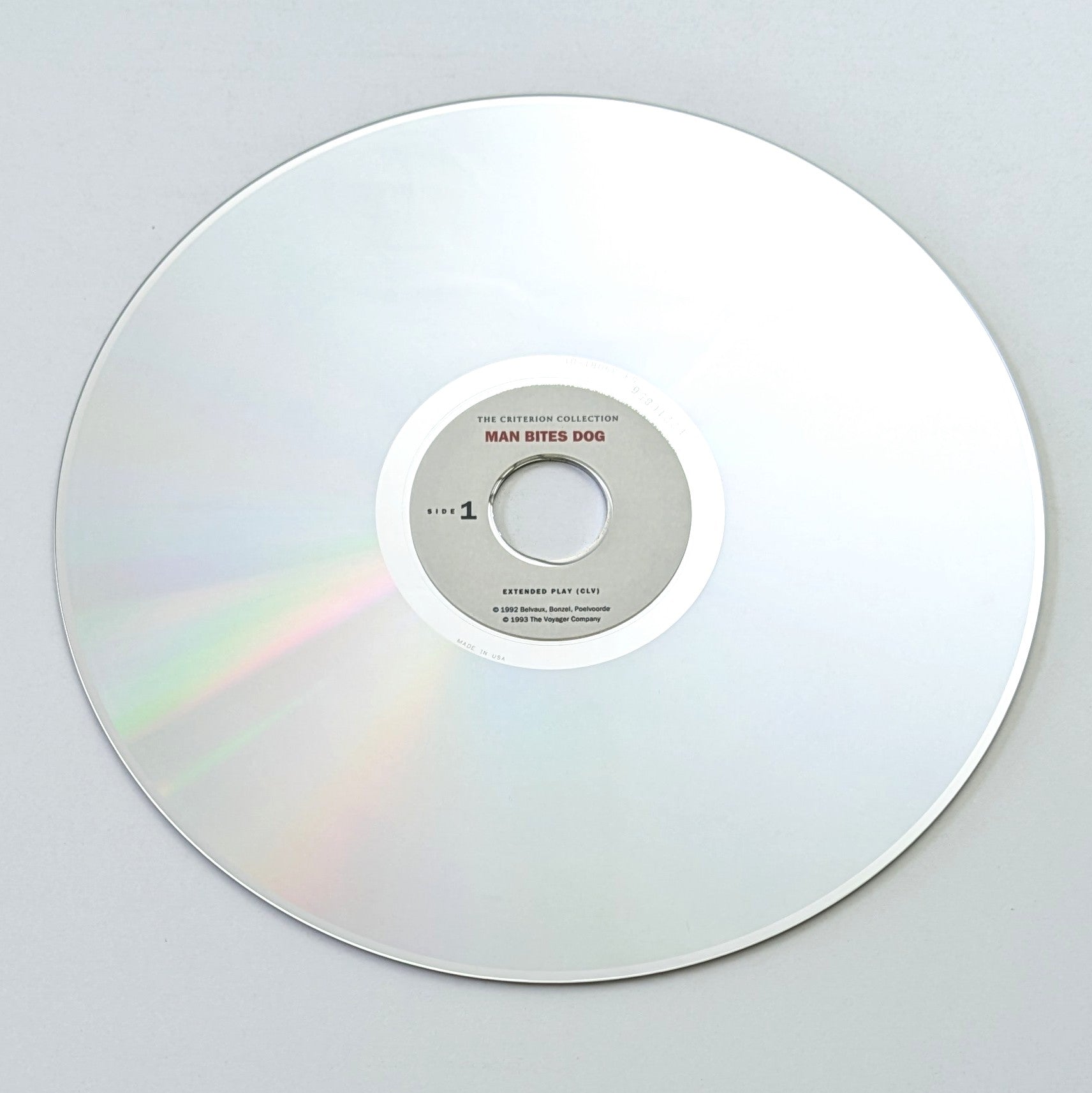 Man Bites Dog (1992) North American Laserdisc