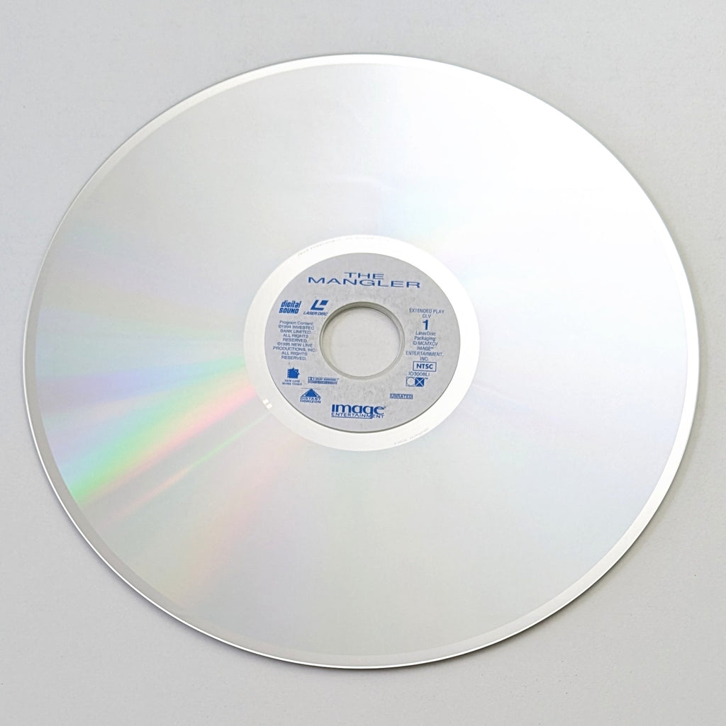 Mangler, The (1995) North American LaserDisc — product photograph