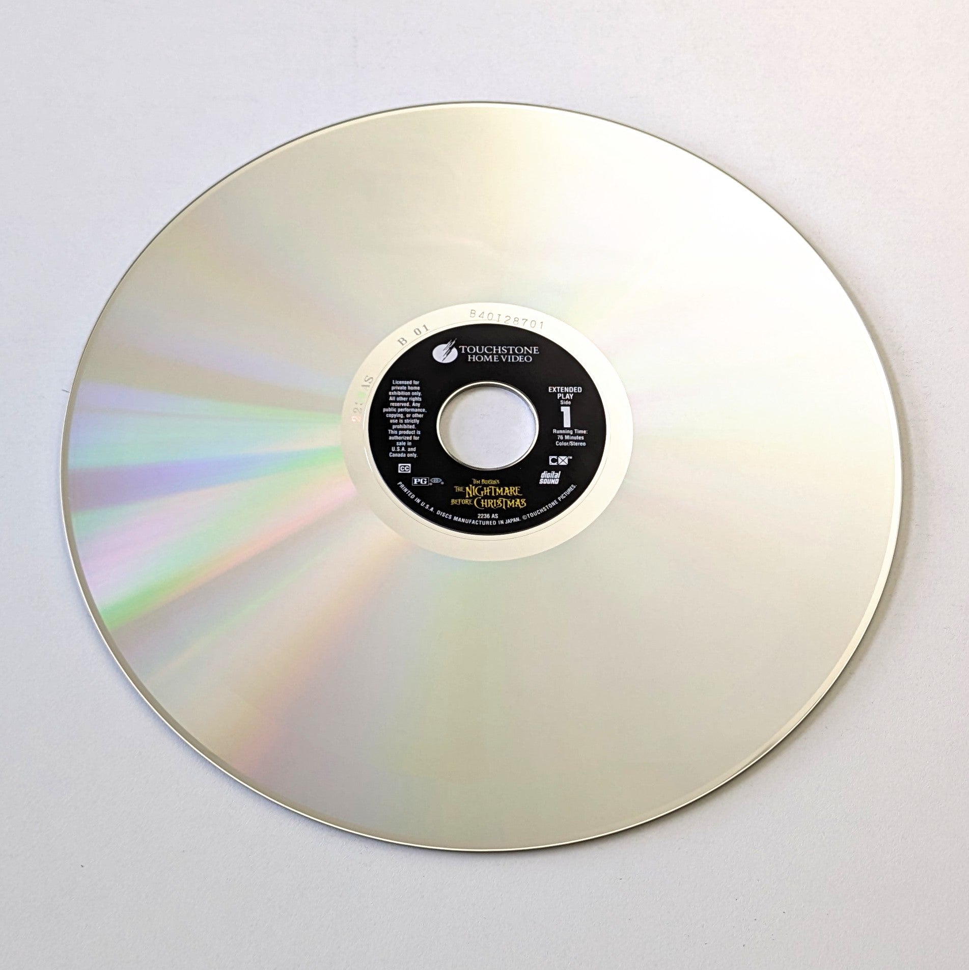 Nightmare Before Christmas, The (1993) North American Laserdisc