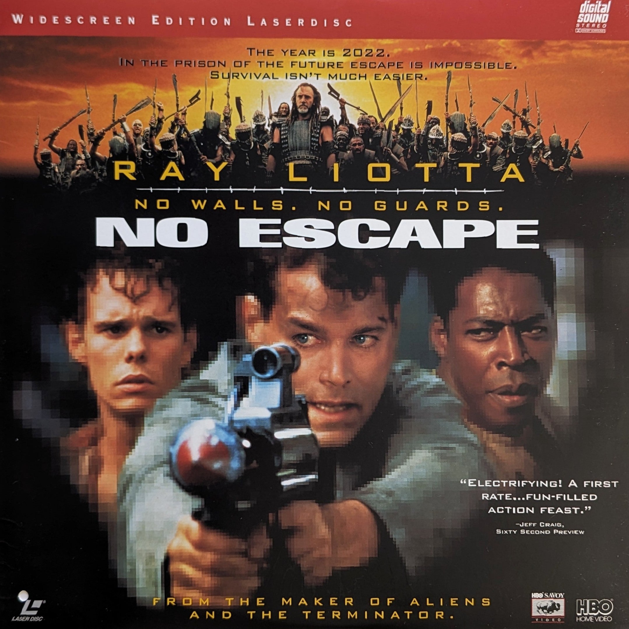 No Escape 1994 Laserdisc - Ray Liotta Widescreen Extended Play Edition ...