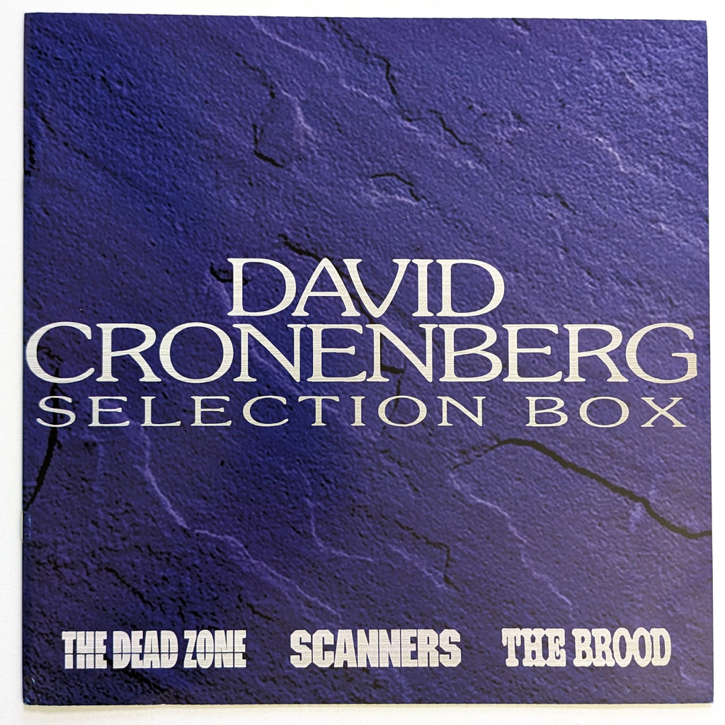David Cronenberg Collection Box Set Japanese LaserDisc — product photograph