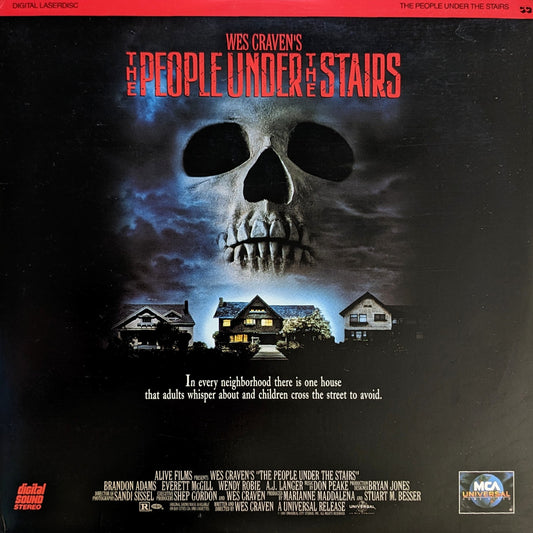 People Under The Stairs, The (1991) North American Laserdisc