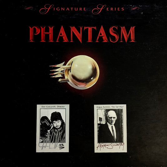 Phantasm signed box set (1979) North American Laserdisc