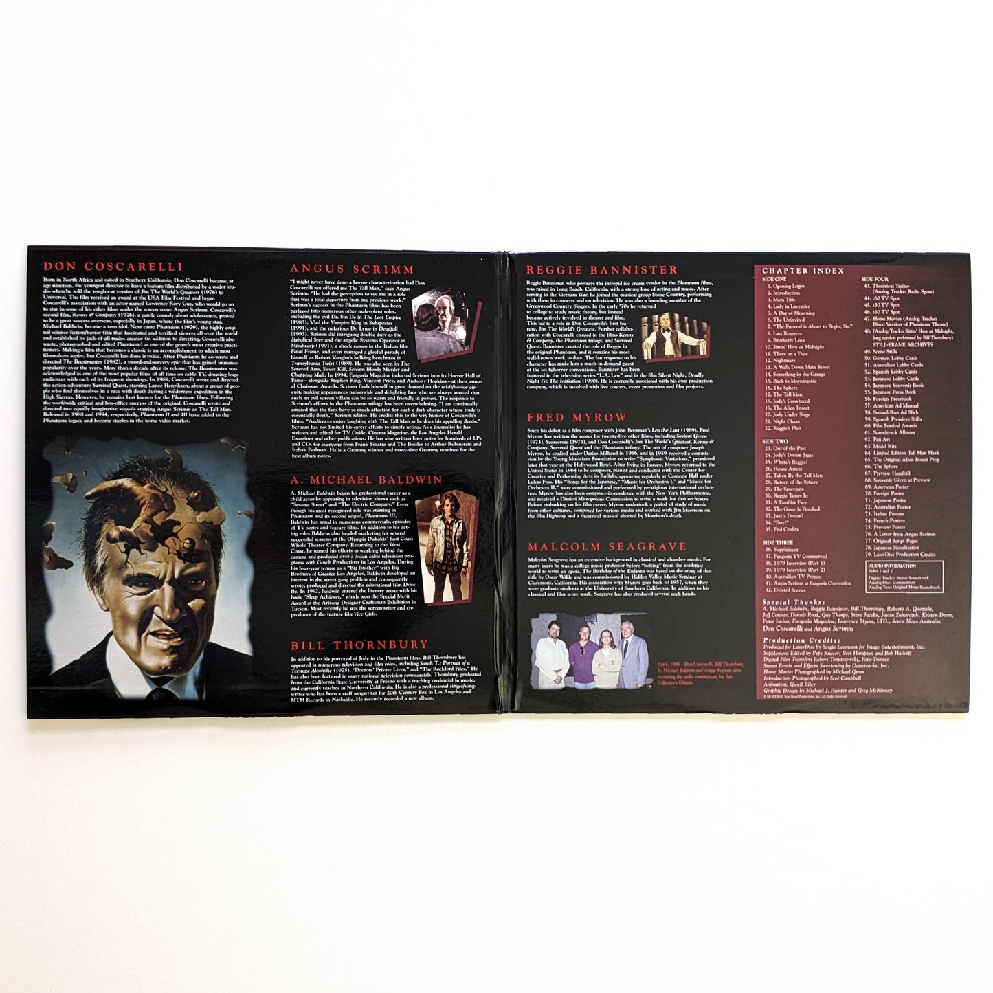 Phantasm signed box set (1979) North American Laserdisc
