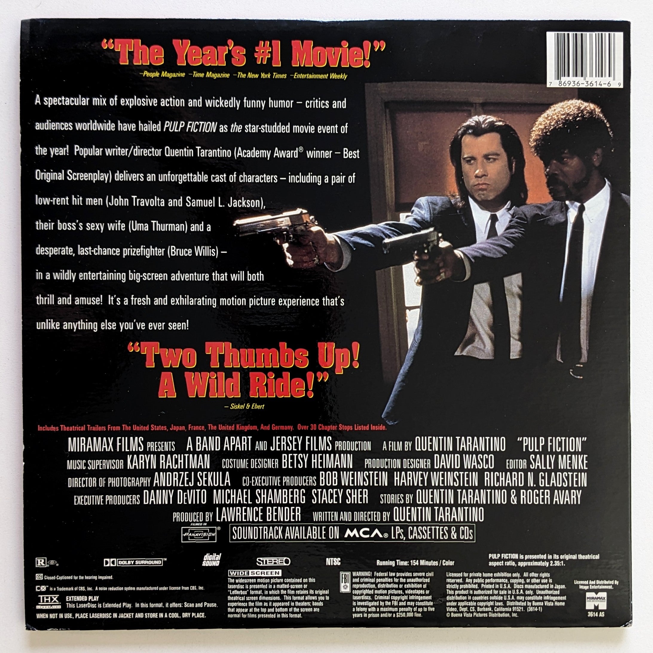 Pulp Fiction (1994) North American Laserdisc