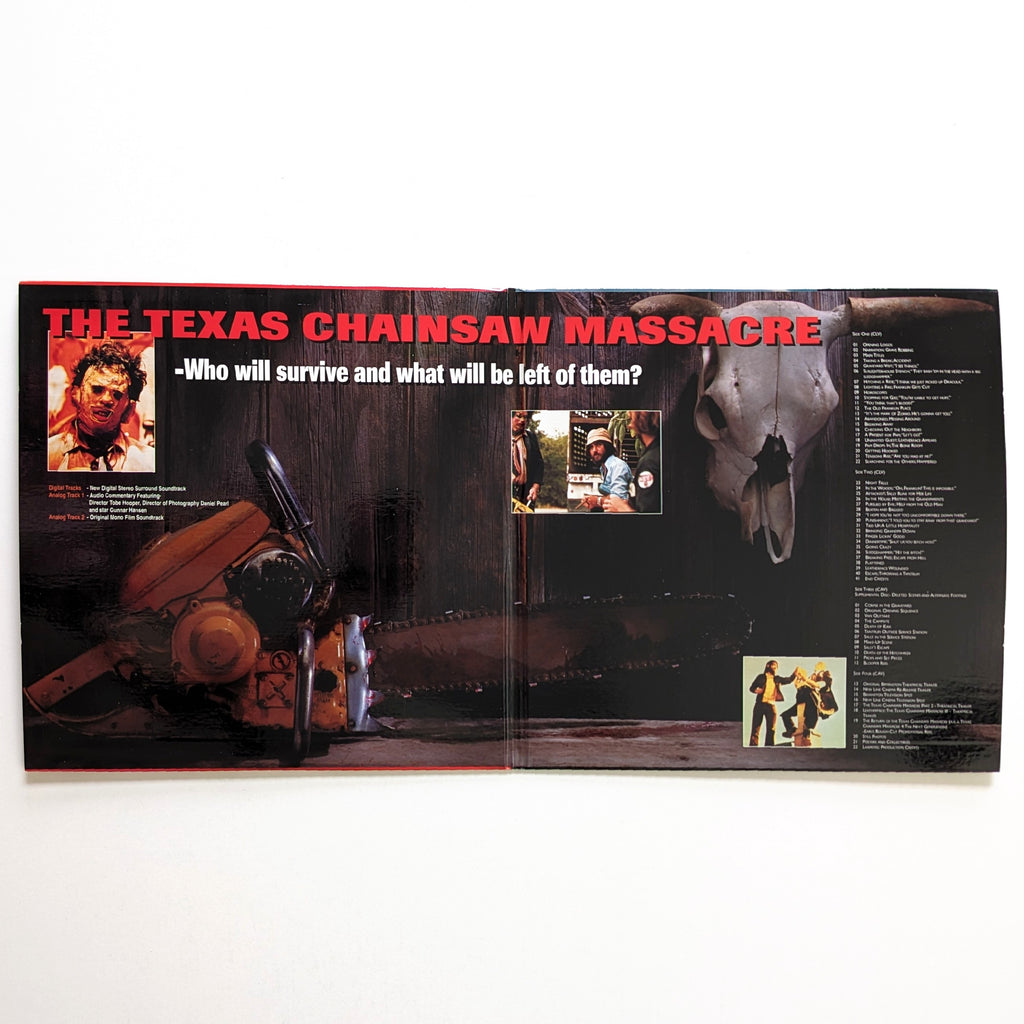 Texas Chain Saw Massacre, The (1974) North American Collector's Edition LaserDisc — product photograph