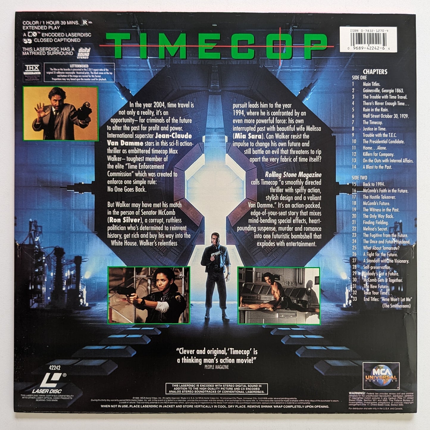 Timecop (1994) North American Laserdisc