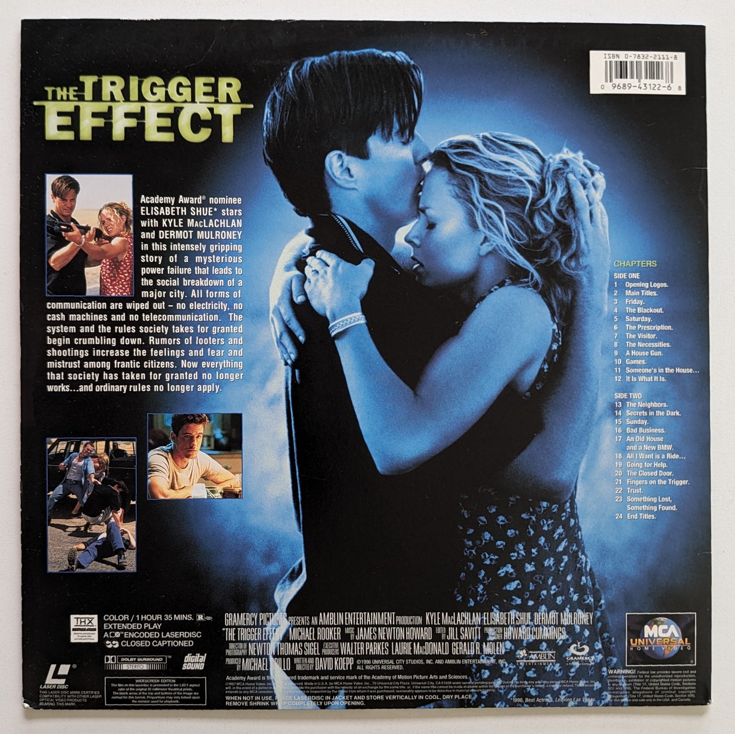 Trigger Effect, The (1996) North American Laserdisc