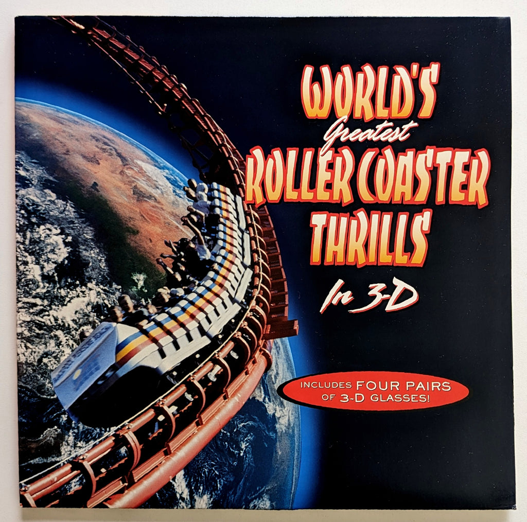 World's Greatest Roller Coaster Thrills in 3-D (1999) North American LaserDisc — product photograph