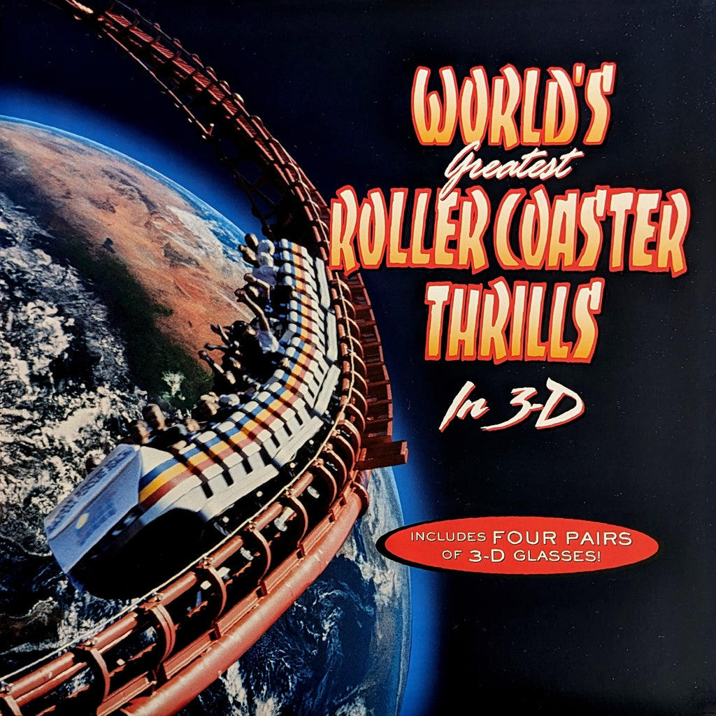 World's Greatest Roller Coaster Thrills in 3-D (1999) North American LaserDisc — product photograph