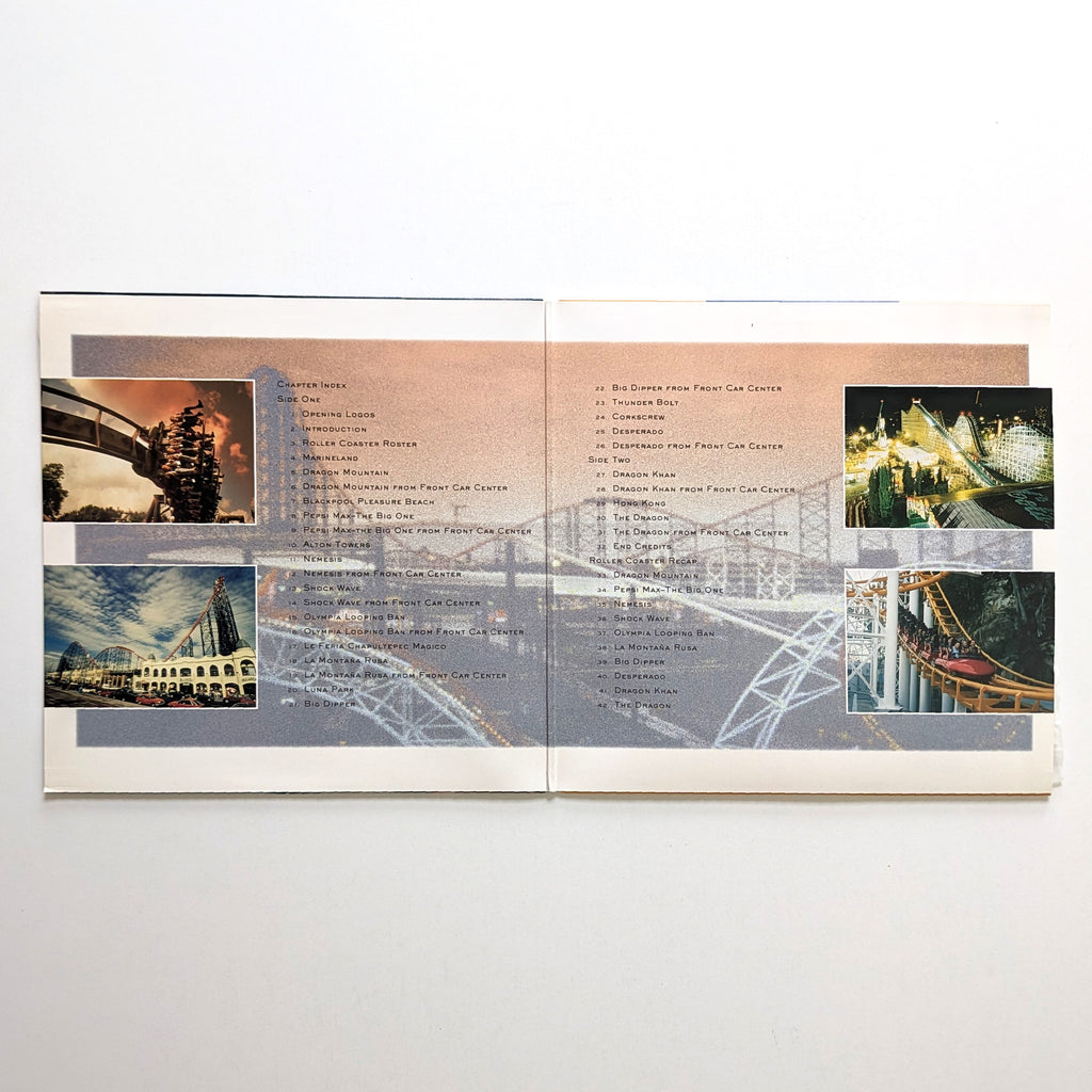 World's Greatest Roller Coaster Thrills in 3-D (1999) North American LaserDisc — product photograph