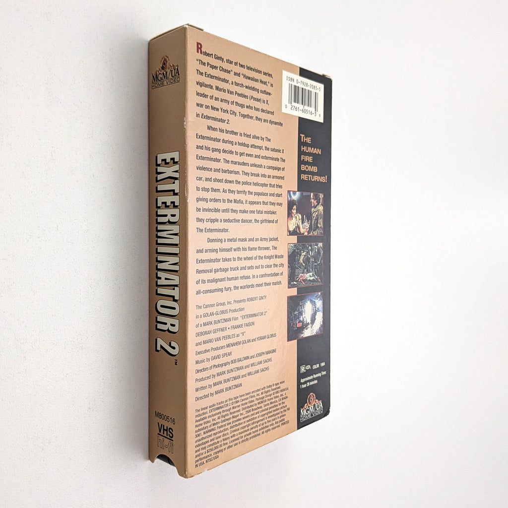 Exterminator 2 (1984) North American VHS — product photograph