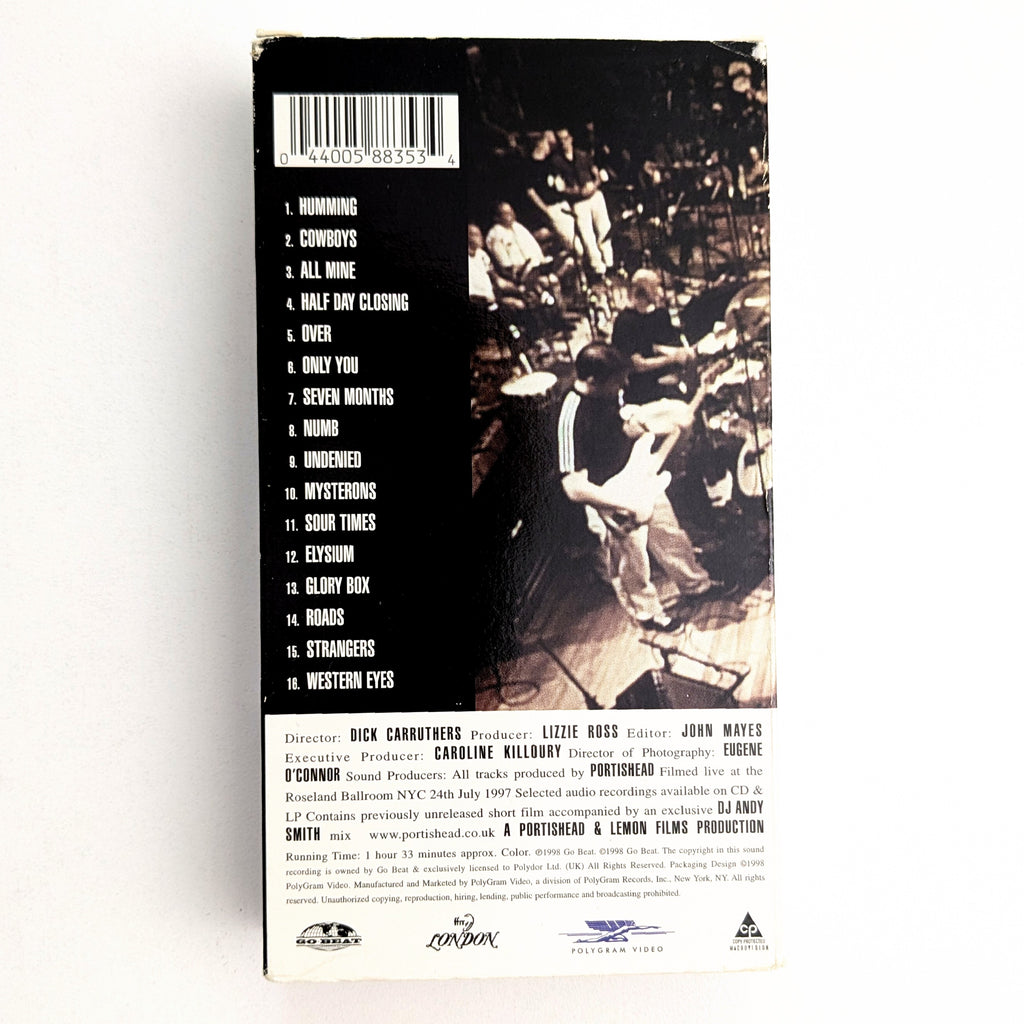 Portishead Live (1997) Music VHS — product photograph