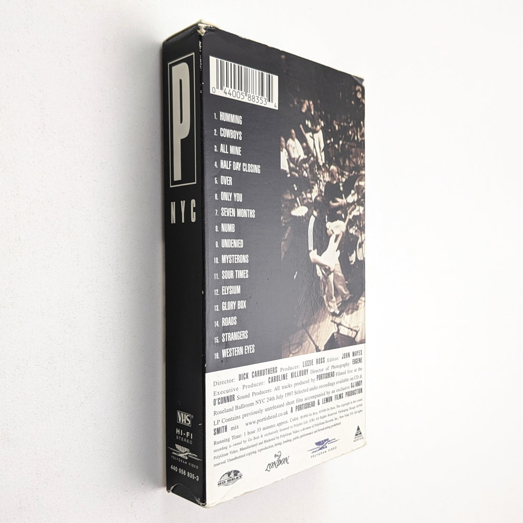 Portishead Live (1997) Music VHS — product photograph