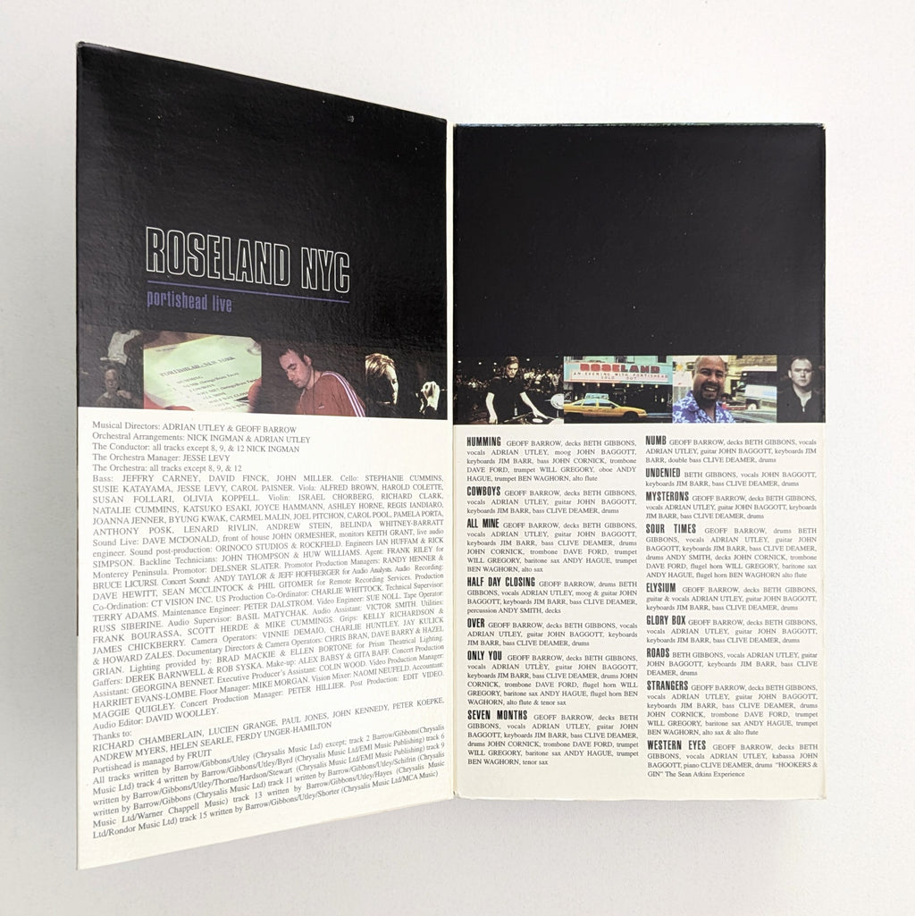 Portishead Live (1997) Music VHS — product photograph