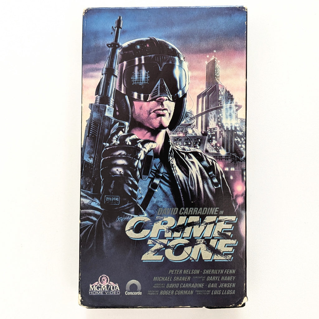 Crime Zone (1988) North American VHS — product photograph
