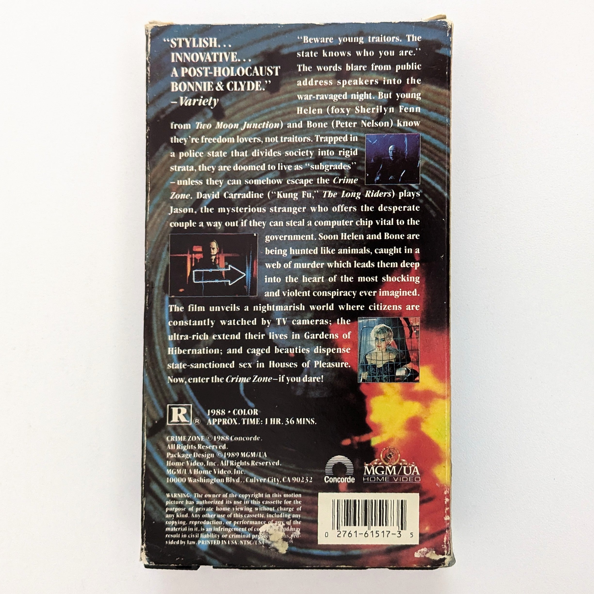 Crime Zone (1988) North American VHS