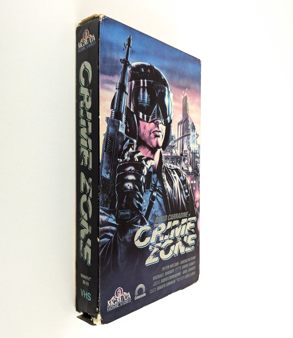 Crime Zone (1988) North American VHS — product photograph