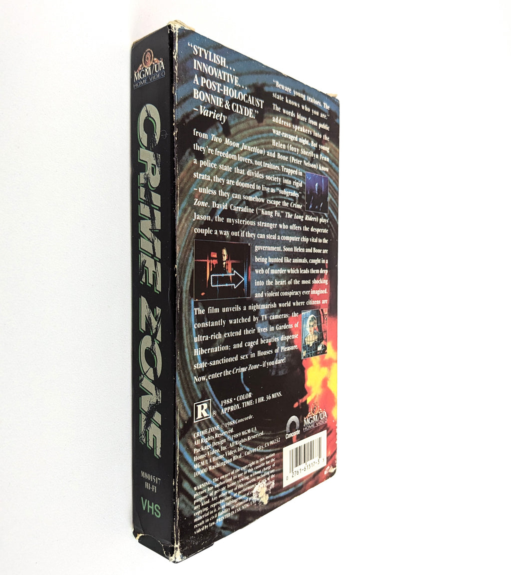 Crime Zone (1988) North American VHS — product photograph