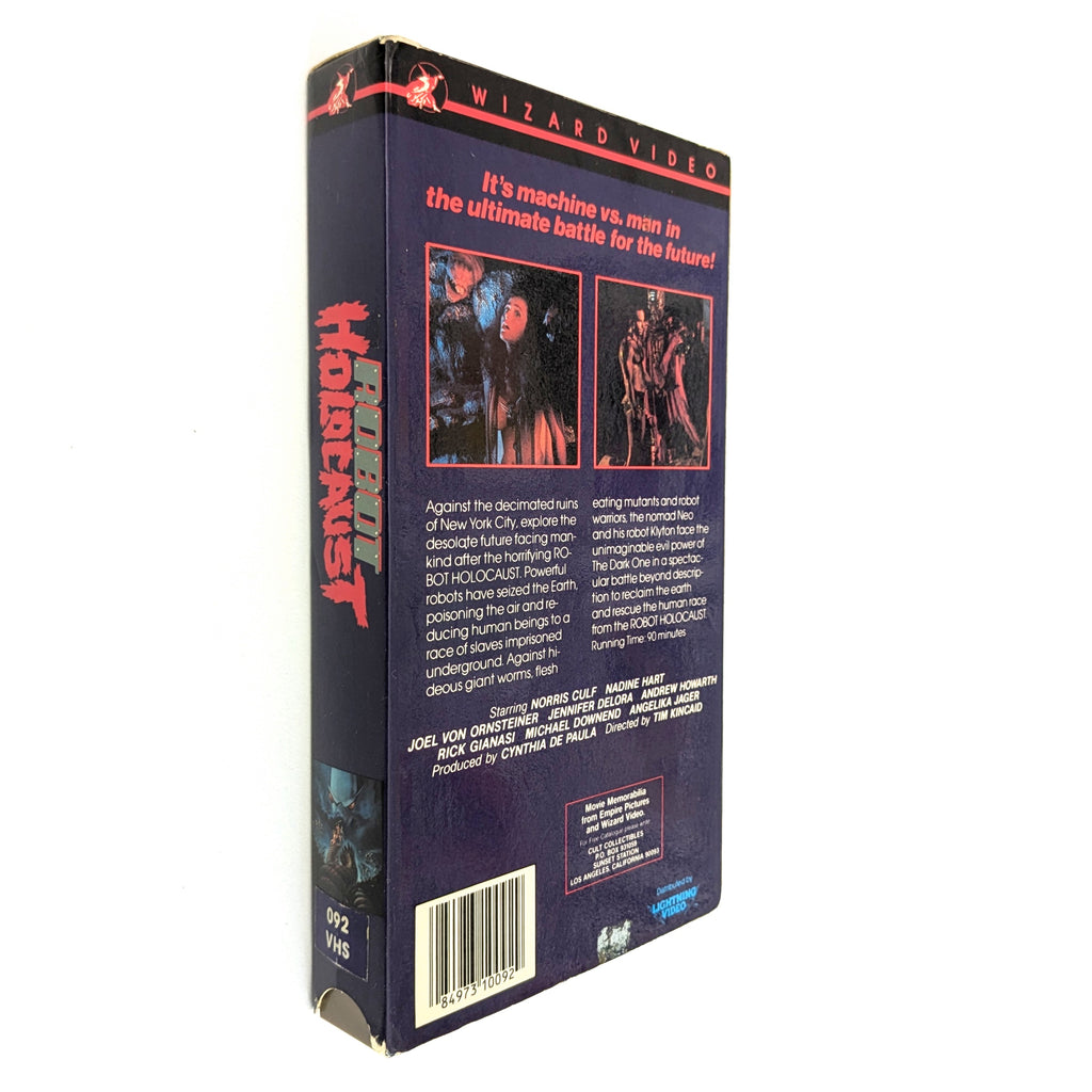 Robot Holocaust (1987) North American VHS — product photograph