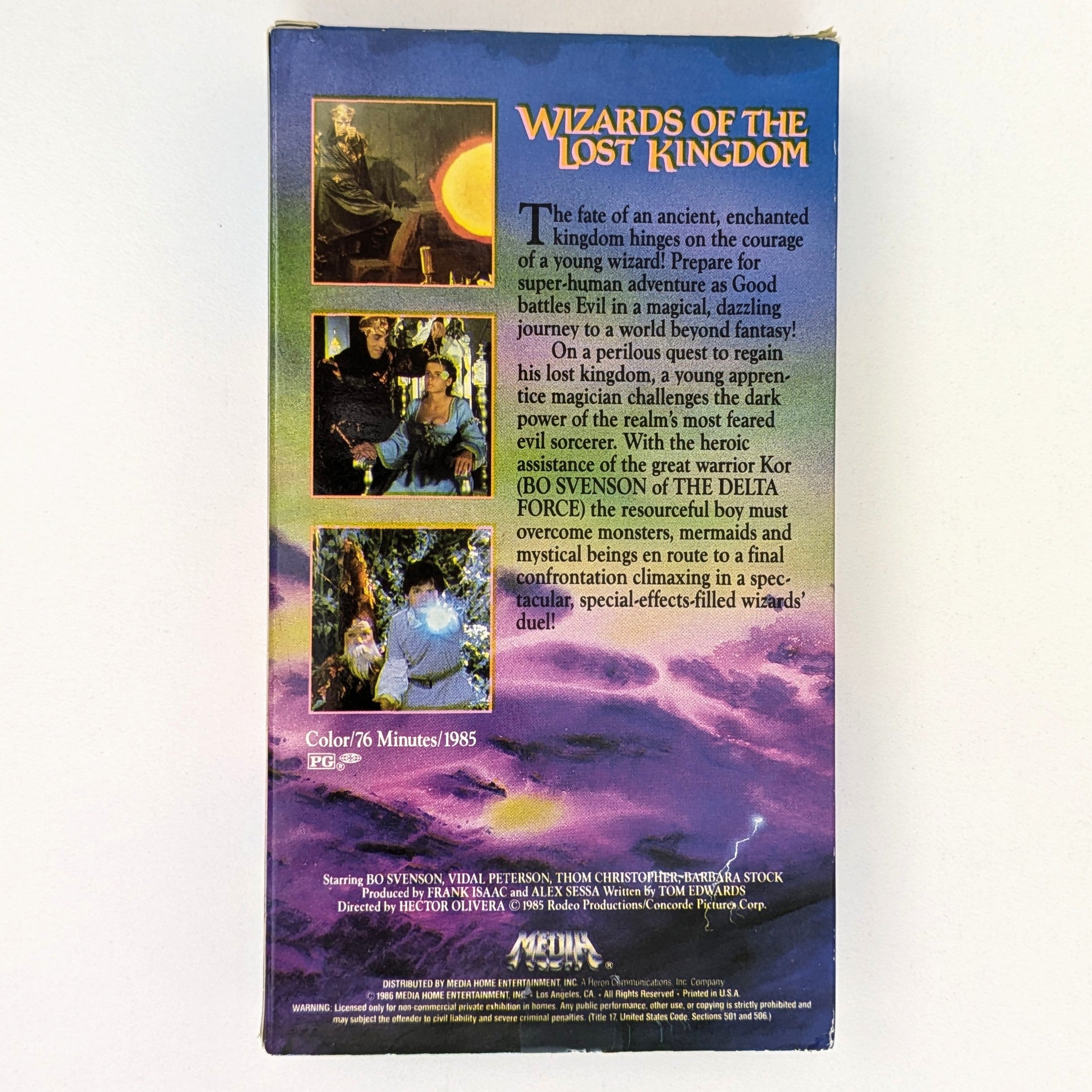 Wizards of the Lost Kingdom (1985) North American VHS